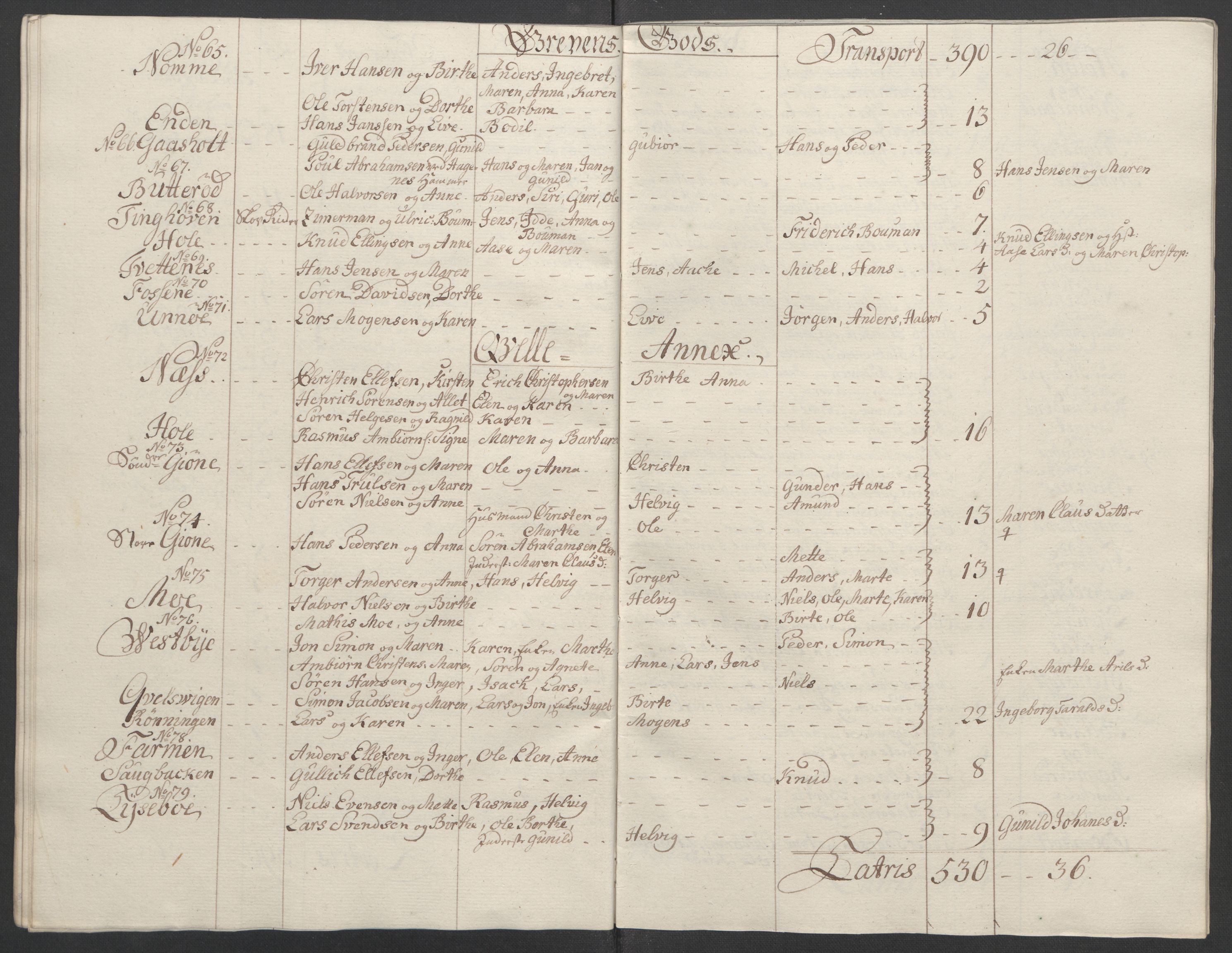 Rentekammeret inntil 1814, Reviderte regnskaper, Fogderegnskap, AV/RA-EA-4092/R33/L2033: Ekstraskatten Larvik grevskap, 1762-1764, s. 514