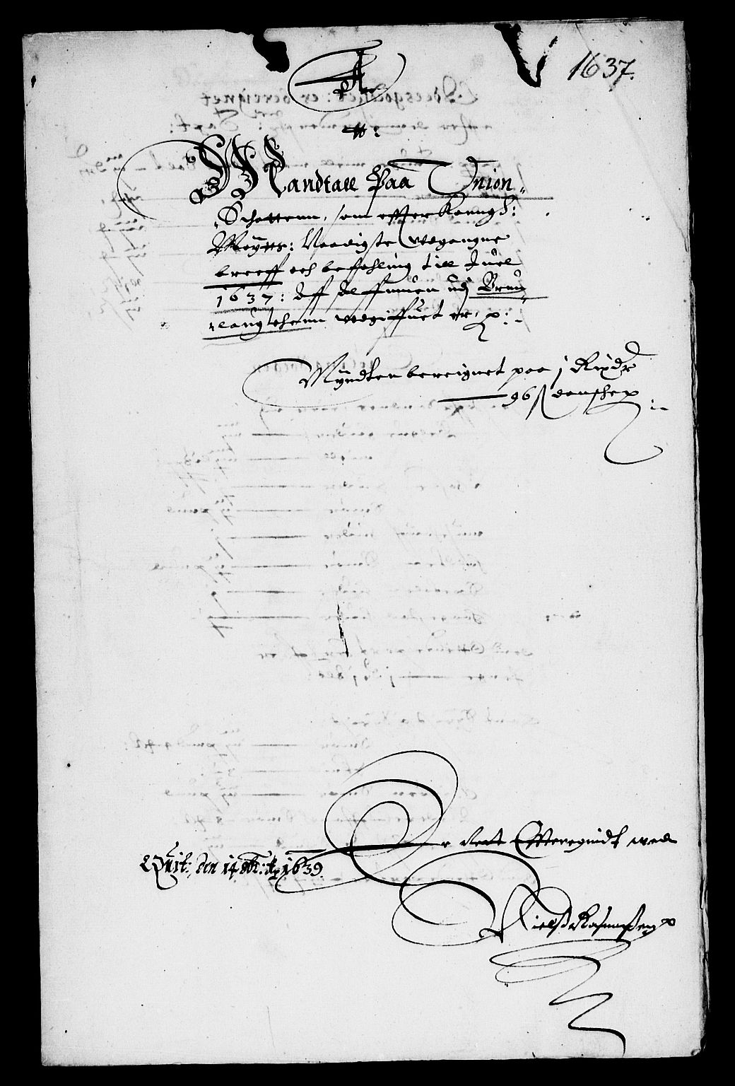 Rentekammeret inntil 1814, Reviderte regnskaper, Lensregnskaper, AV/RA-EA-5023/R/Rb/Rbl/L0007: Brunla len, 1637-1641