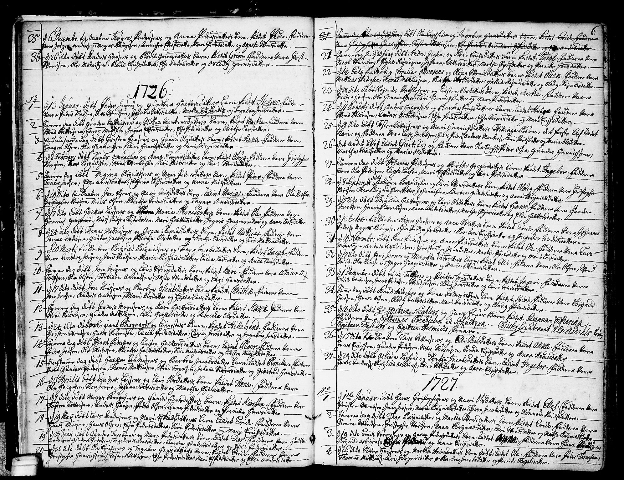 Idd prestekontor Kirkebøker, SAO/A-10911/F/Fa/L0001: Ministerialbok nr. I 1, 1720-1769, s. 6