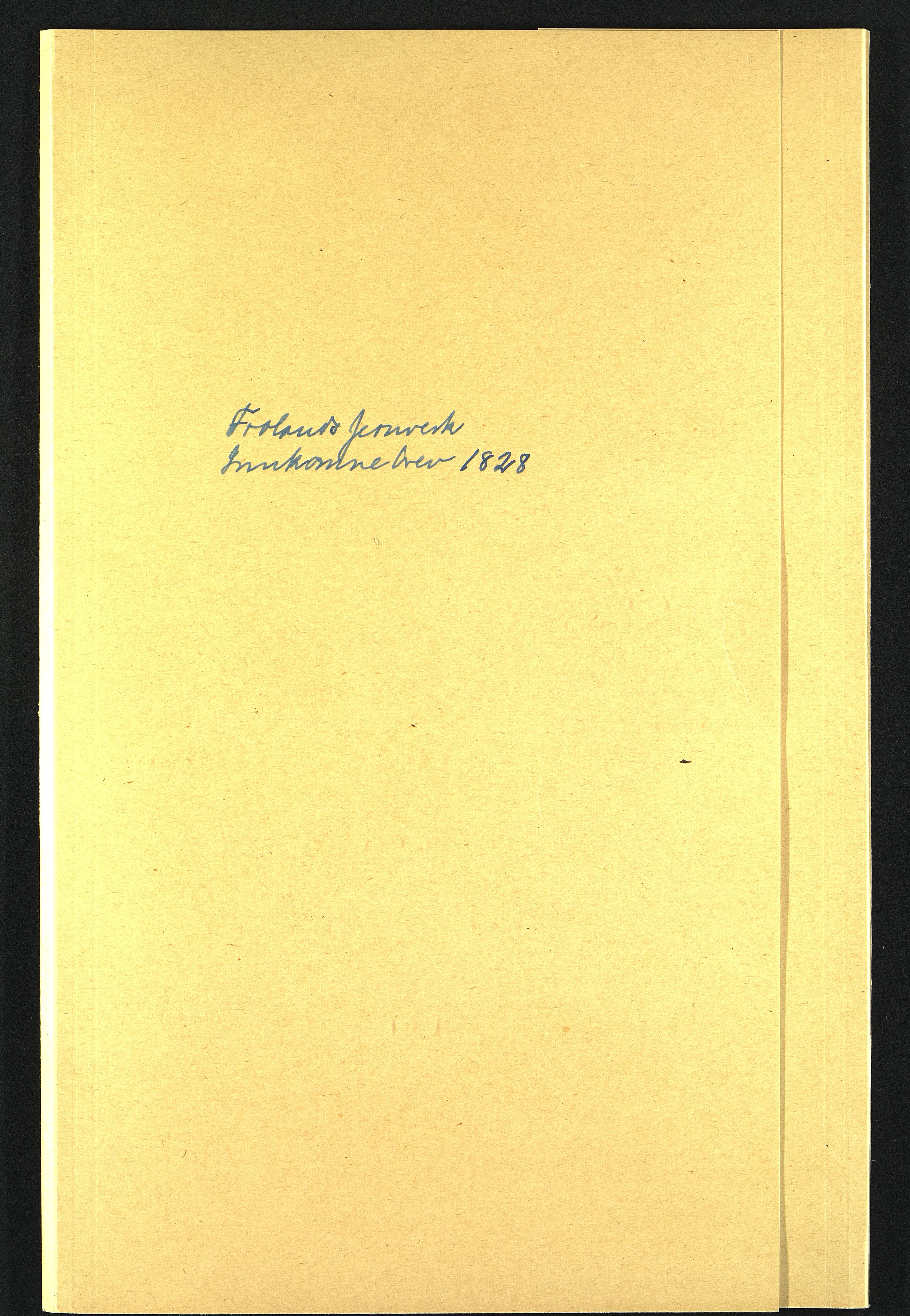 Froland Verk, AAKS/DA-1023/1/02/L0005: Innkomne brev, 1818-1848