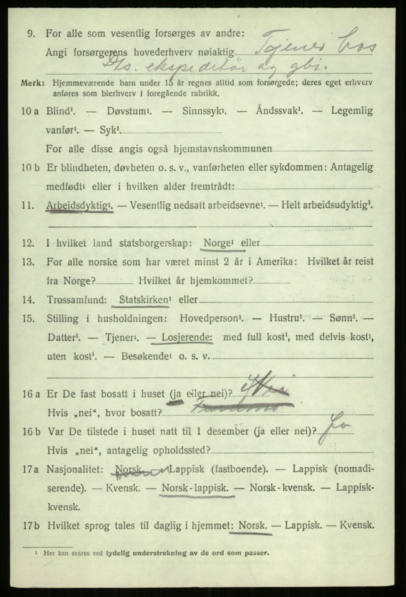 SATØ, Folketelling 1920 for 1917 Ibestad herred, 1920, s. 5254