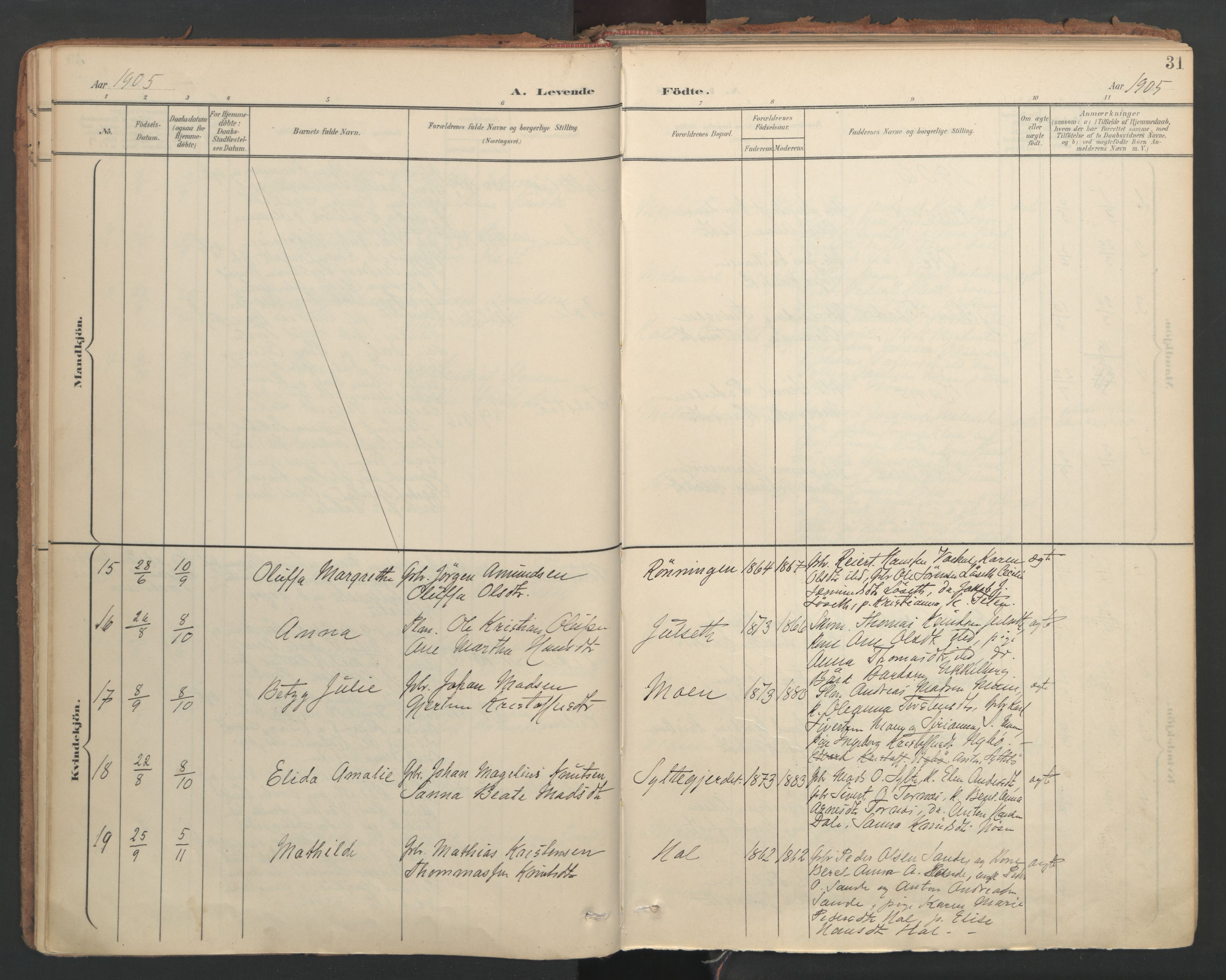 Ministerialprotokoller, klokkerbøker og fødselsregistre - Møre og Romsdal, SAT/A-1454/564/L0741: Ministerialbok nr. 564A02, 1900-1976, s. 31