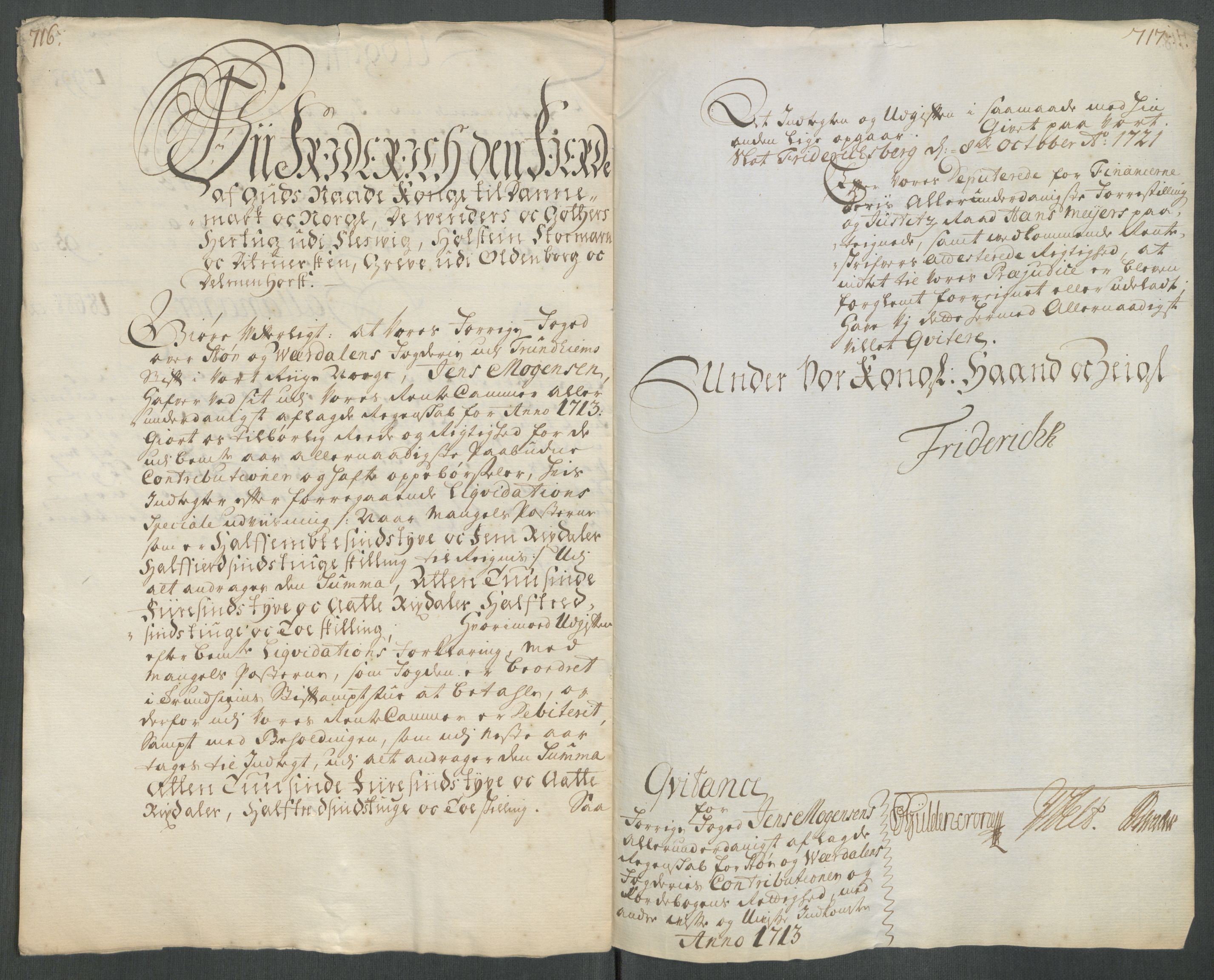 Rentekammeret inntil 1814, Reviderte regnskaper, Fogderegnskap, AV/RA-EA-4092/R62/L4203: Fogderegnskap Stjørdal og Verdal, 1713, s. 16