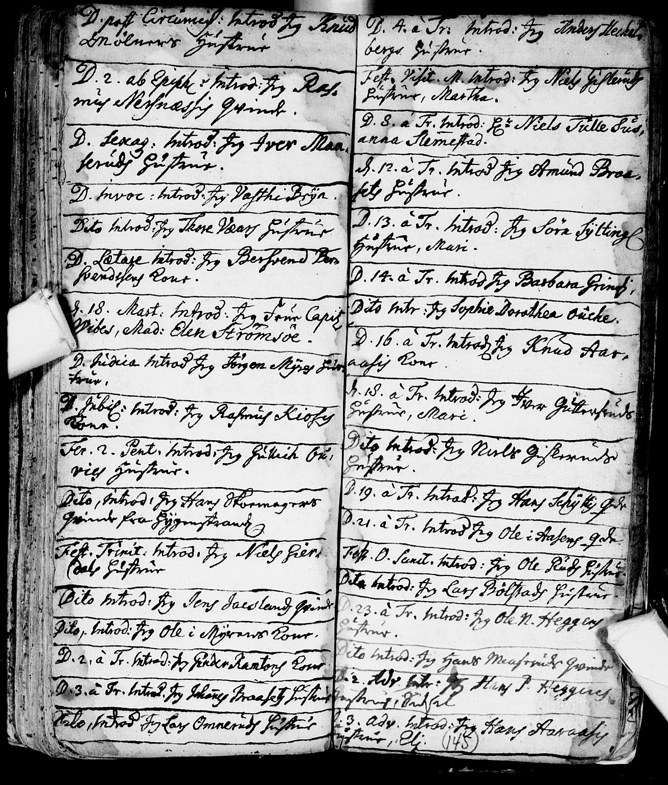Røyken kirkebøker, SAKO/A-241/F/Fa/L0001: Ministerialbok nr. 1, 1701-1730, s. 145