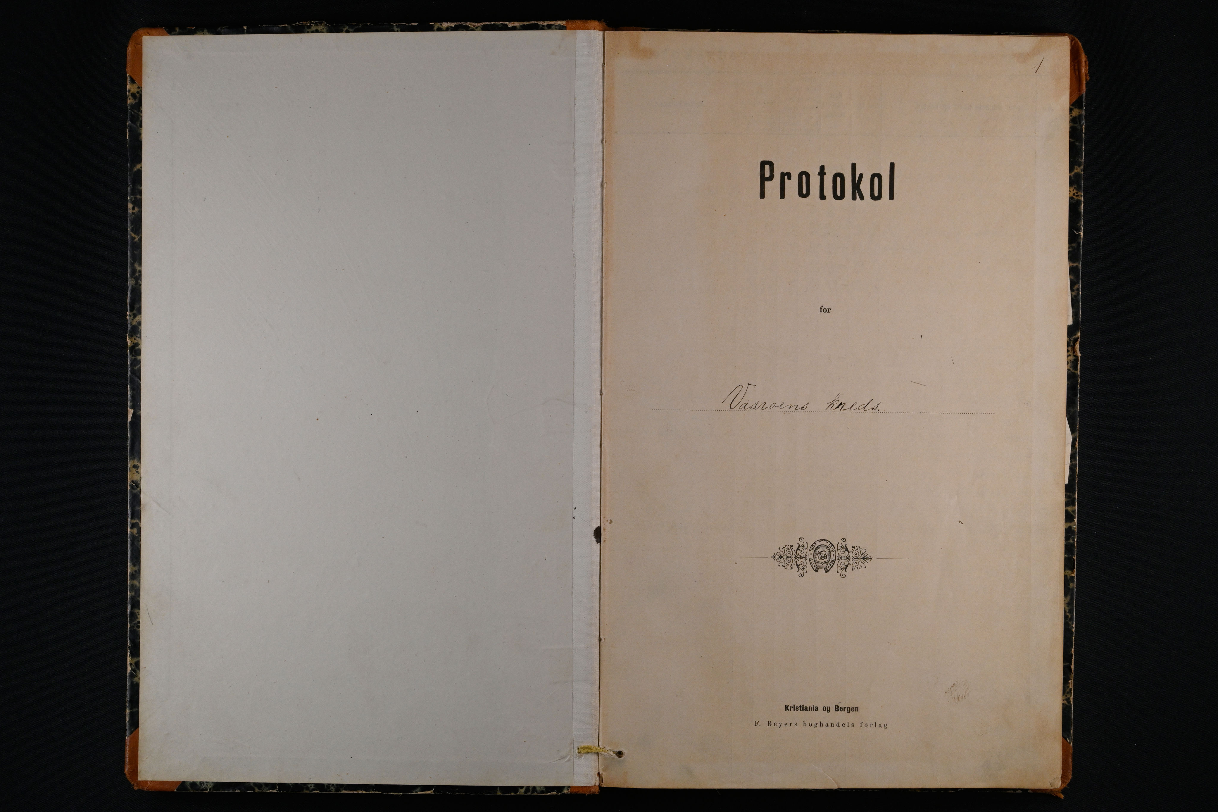 Rakkestad kommune. Sandbekk, Lannem, Vasroen skole, IKAO/IKA-A-1646/F/Fa/L0001: Skoleprotokoll, 1875-1911 , 1875-1911