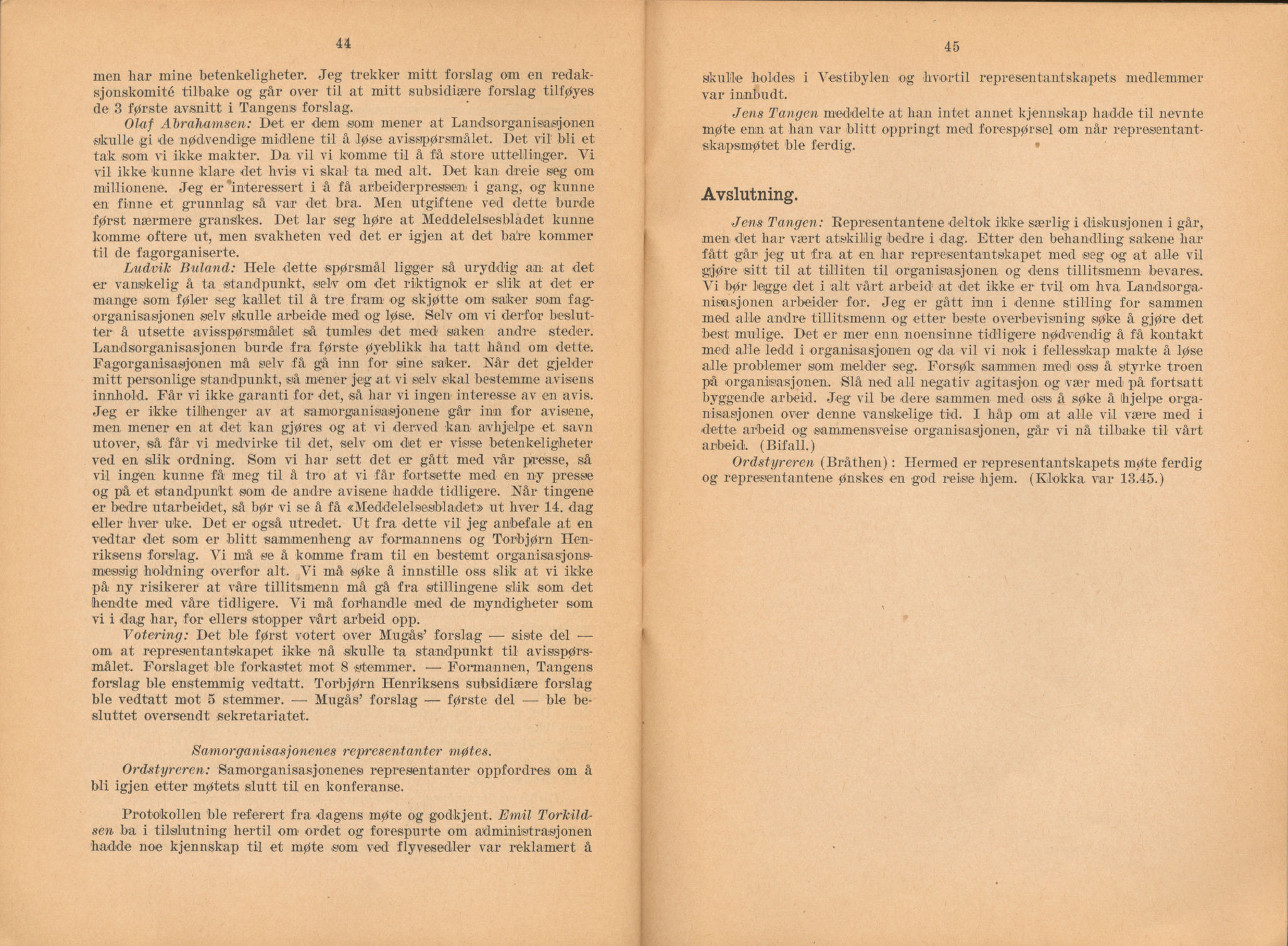 Landsorganisasjonen i Norge, AAB/ARK-1579, 1911-1953, s. 419