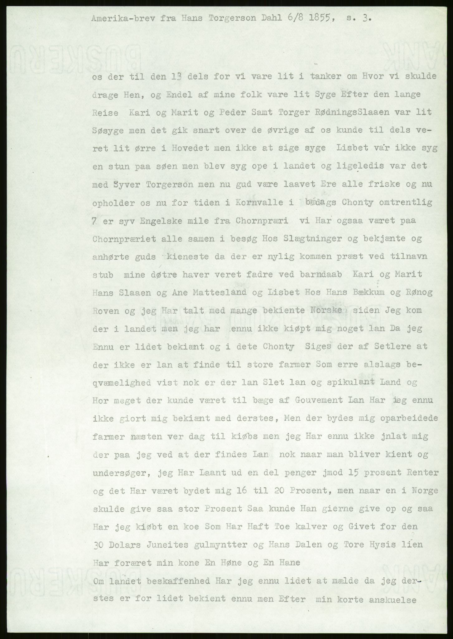 Samlinger til kildeutgivelse, Amerikabrevene, AV/RA-EA-4057/F/L0011: Innlån fra Oppland: Bræin - Knudsen, 1838-1914, s. 167