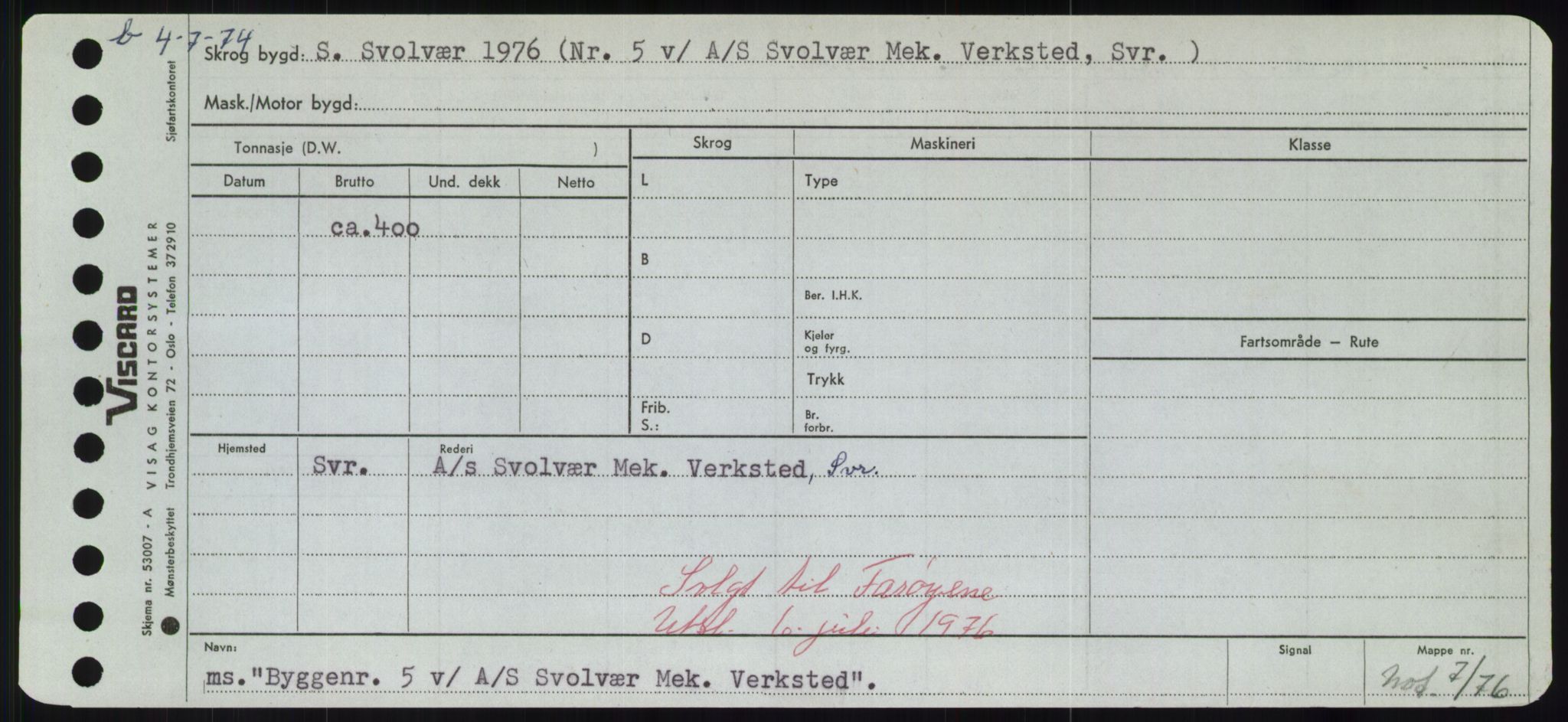 Sjøfartsdirektoratet med forløpere, Skipsmålingen, AV/RA-S-1627/H/Hd/L0006: Fartøy, Byg-Båt, s. 647
