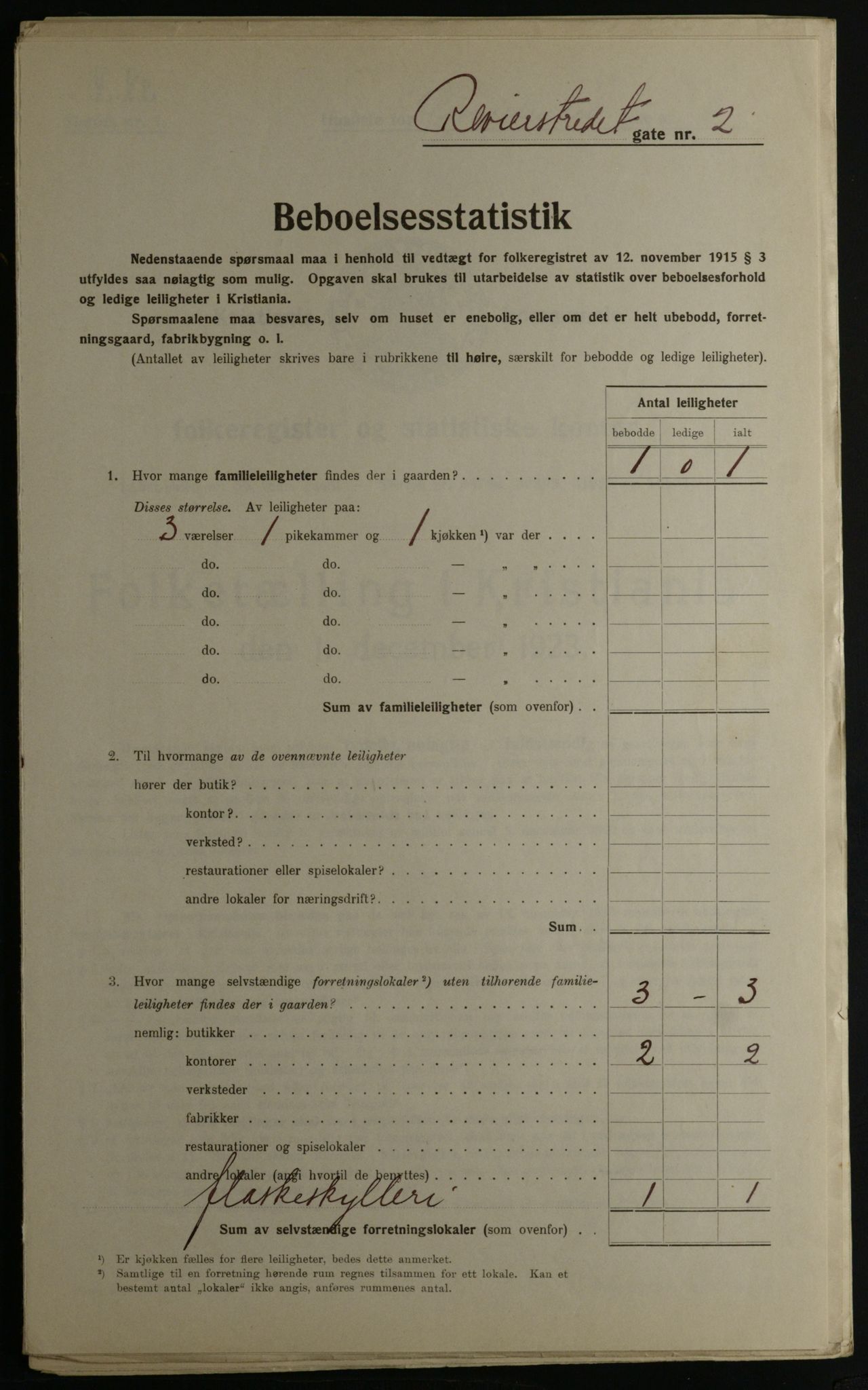 OBA, Kommunal folketelling 1.12.1923 for Kristiania, 1923, s. 91541