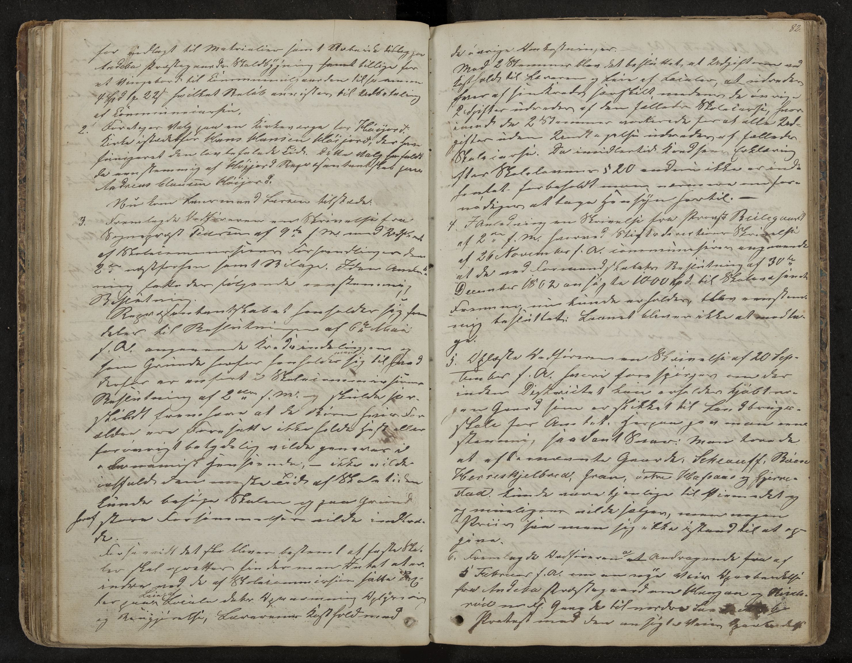 Andebu formannskap og sentraladministrasjon, IKAK/0719021-1/A/Aa/L0001: Møtebok med register, 1837-1869, s. 82