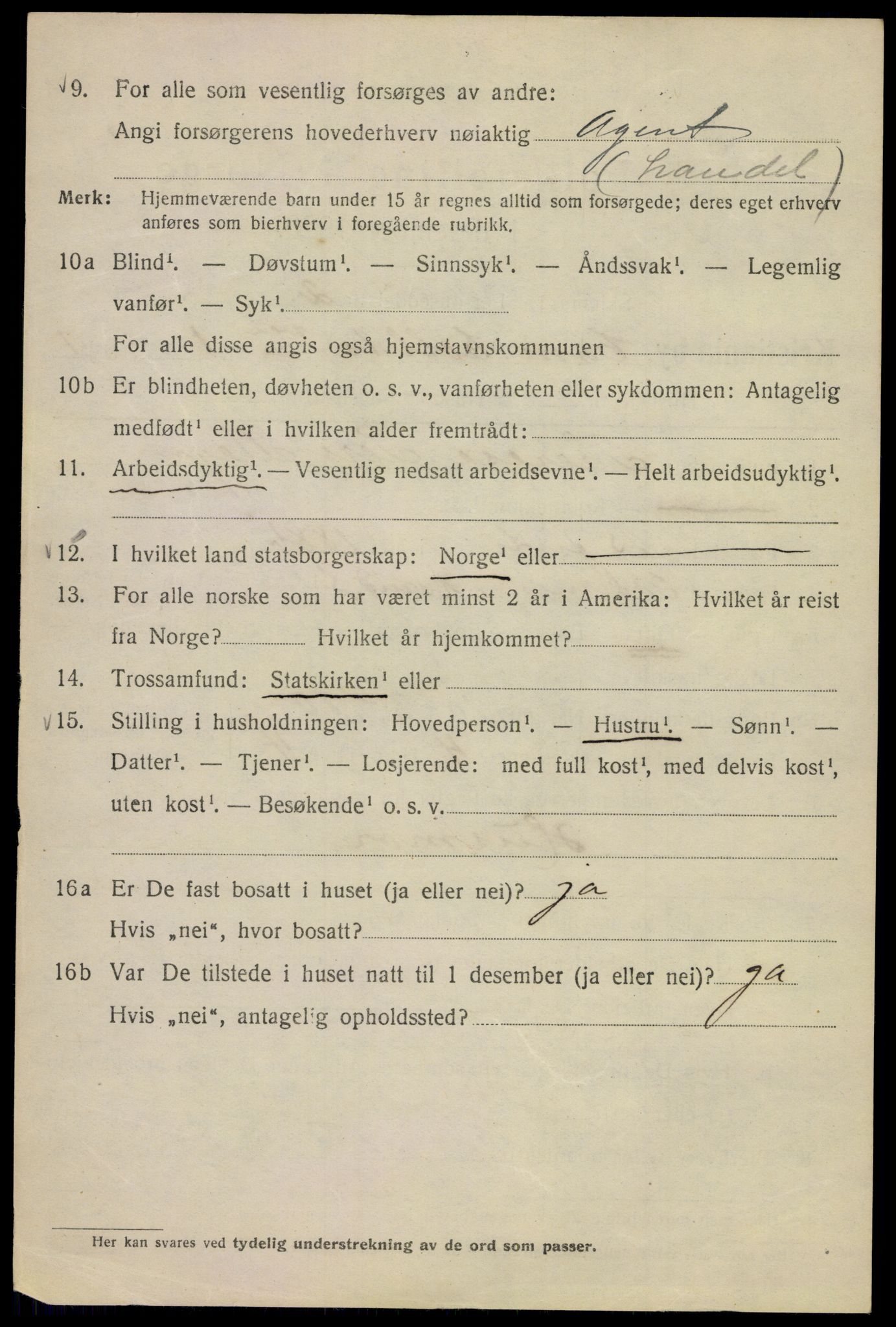 SAO, Folketelling 1920 for 0301 Kristiania kjøpstad, 1920, s. 182304