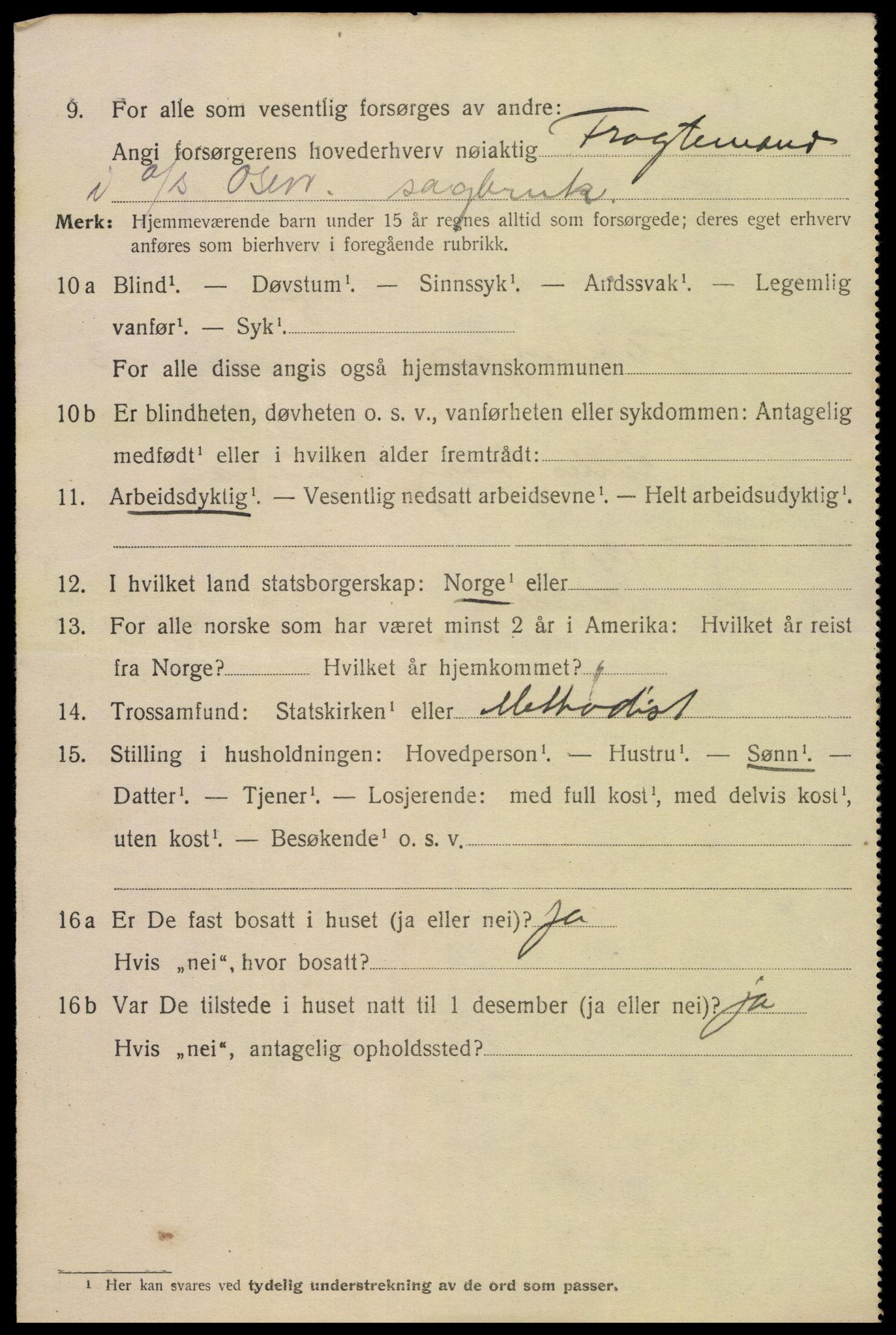 SAK, Folketelling 1920 for 1004 Flekkefjord kjøpstad, 1920, s. 4423