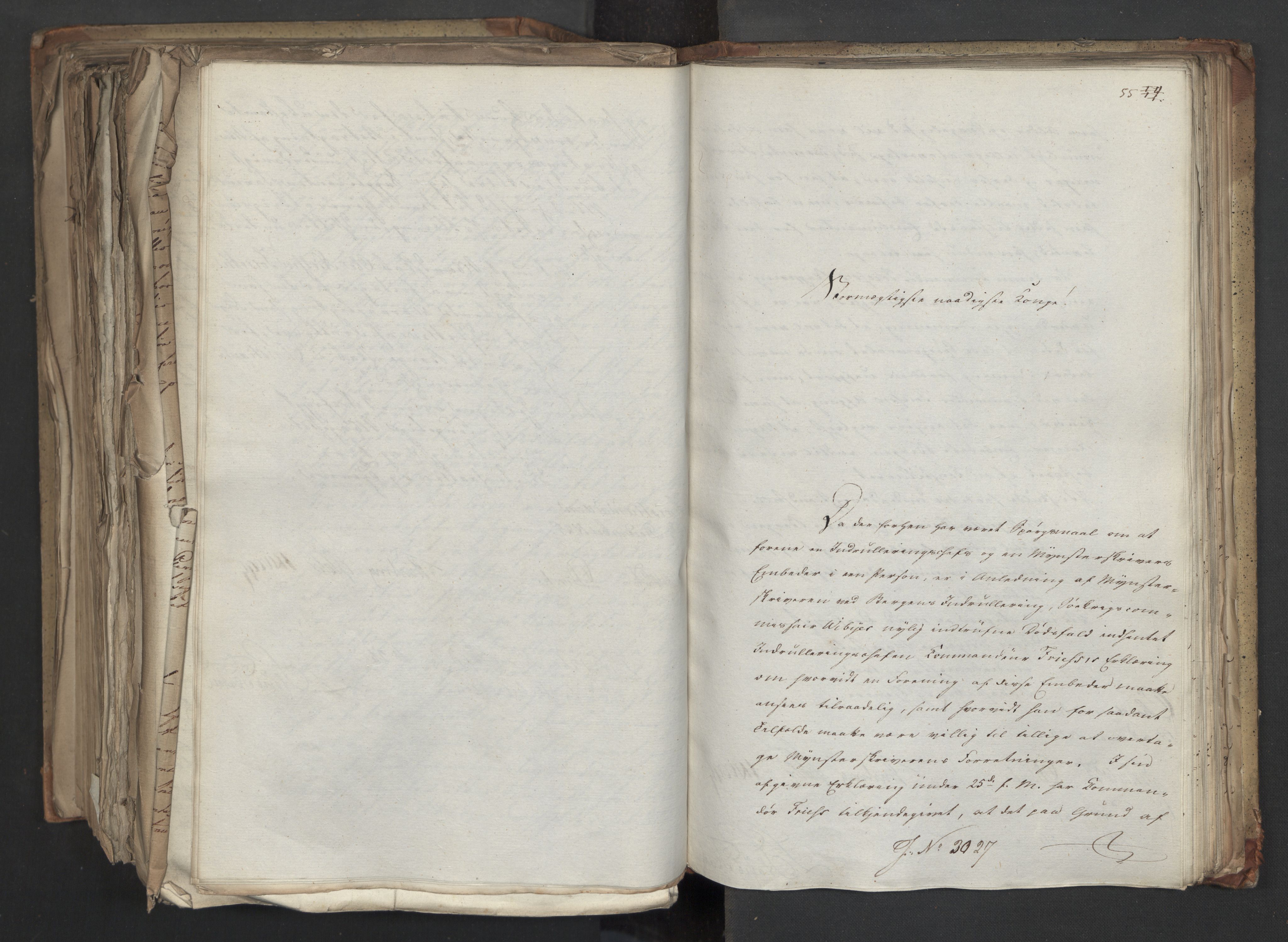 Statsrådsavdelingen i Stockholm, AV/RA-S-1003/D/Da/L0044: Regjeringsinnstillinger nr. 2846-3066, 1825, s. 538