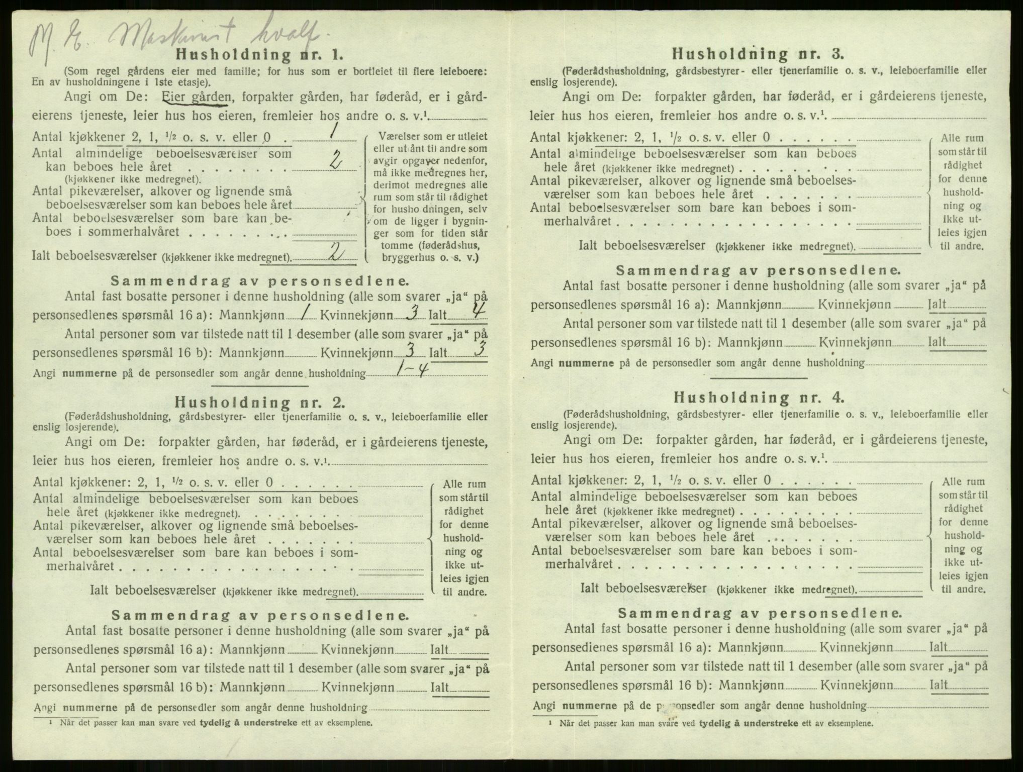 SAKO, Folketelling 1920 for 0720 Stokke herred, 1920, s. 815