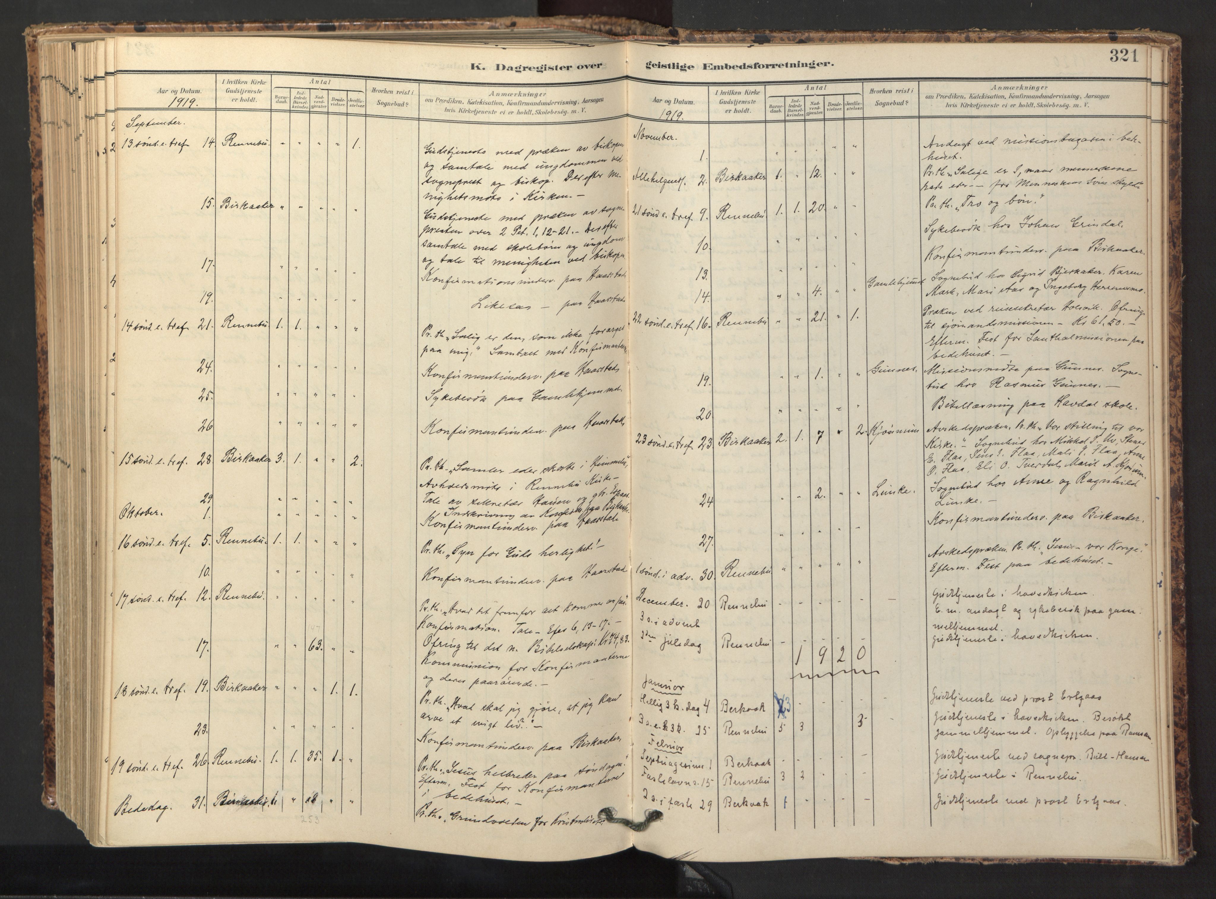 Ministerialprotokoller, klokkerbøker og fødselsregistre - Sør-Trøndelag, AV/SAT-A-1456/674/L0873: Ministerialbok nr. 674A05, 1908-1923, s. 321
