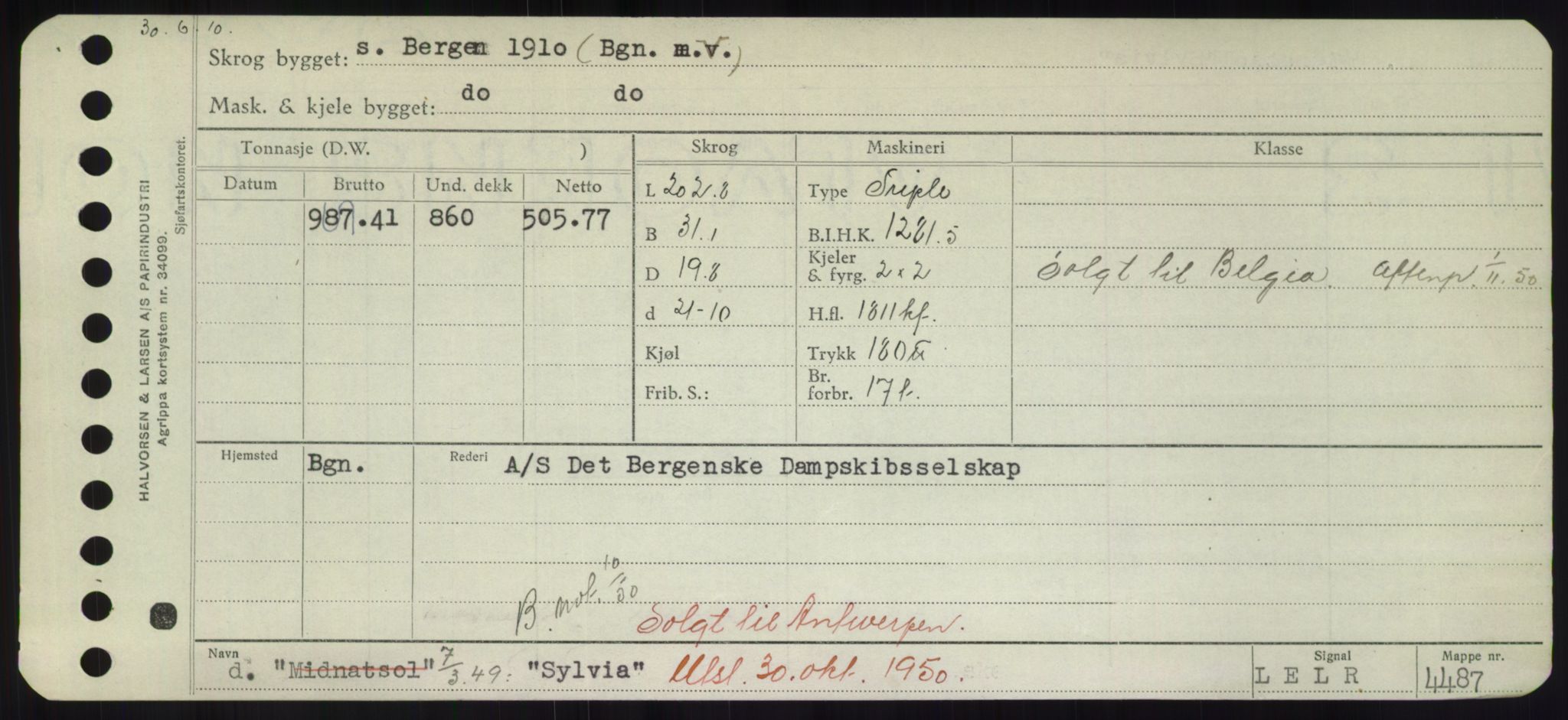 Sjøfartsdirektoratet med forløpere, Skipsmålingen, RA/S-1627/H/Hd/L0037: Fartøy, Su-Så, s. 445