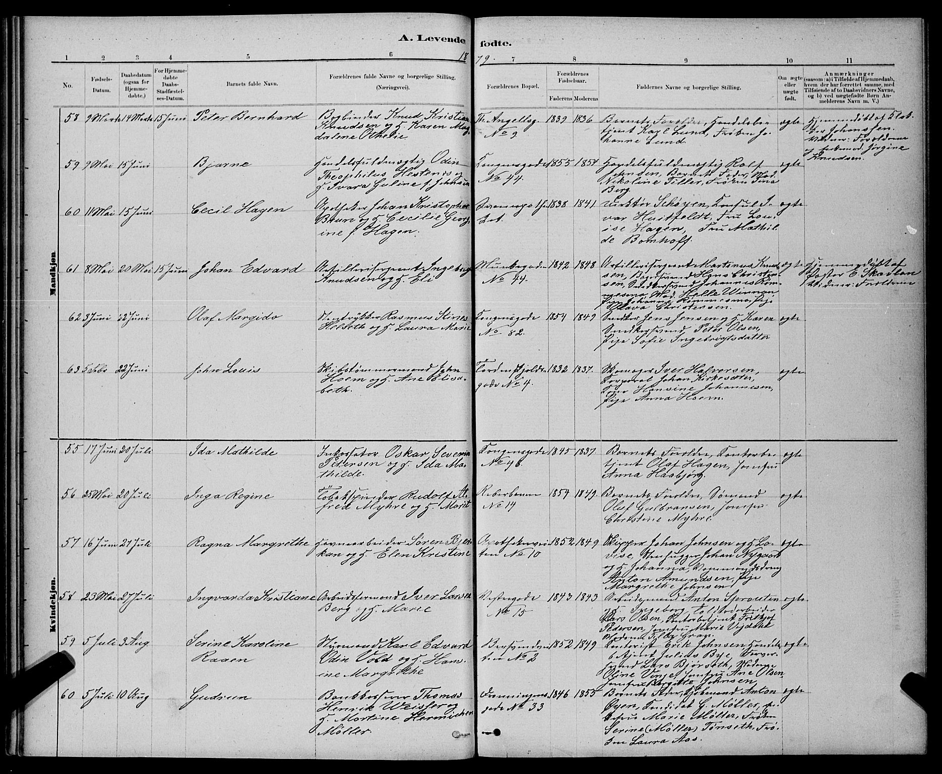 Ministerialprotokoller, klokkerbøker og fødselsregistre - Sør-Trøndelag, SAT/A-1456/601/L0091: Klokkerbok nr. 601C09, 1878-1883