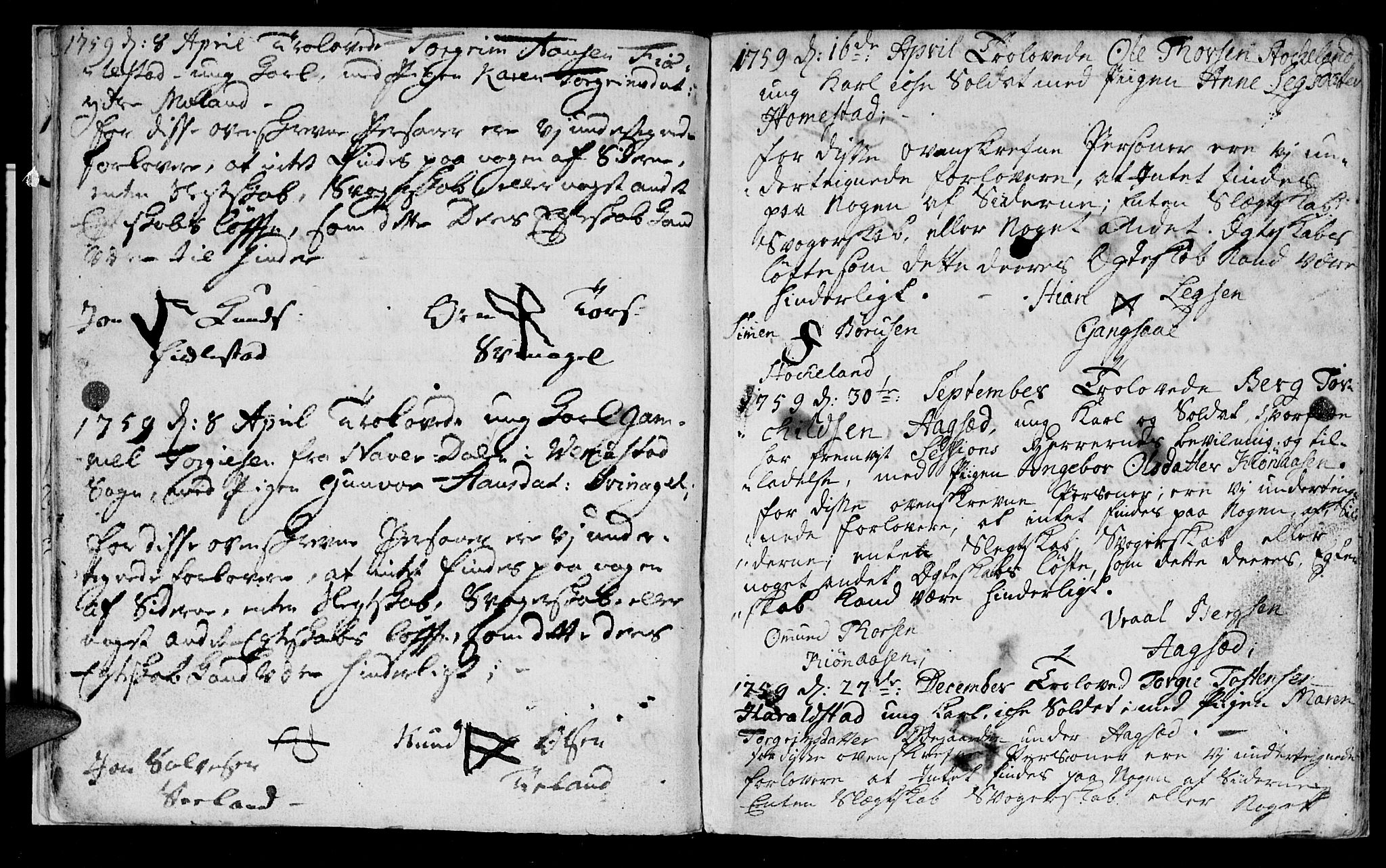 Holum sokneprestkontor, AV/SAK-1111-0022/F/Fa/Fab/L0002: Ministerialbok nr. A 2, 1753-1798, s. 8