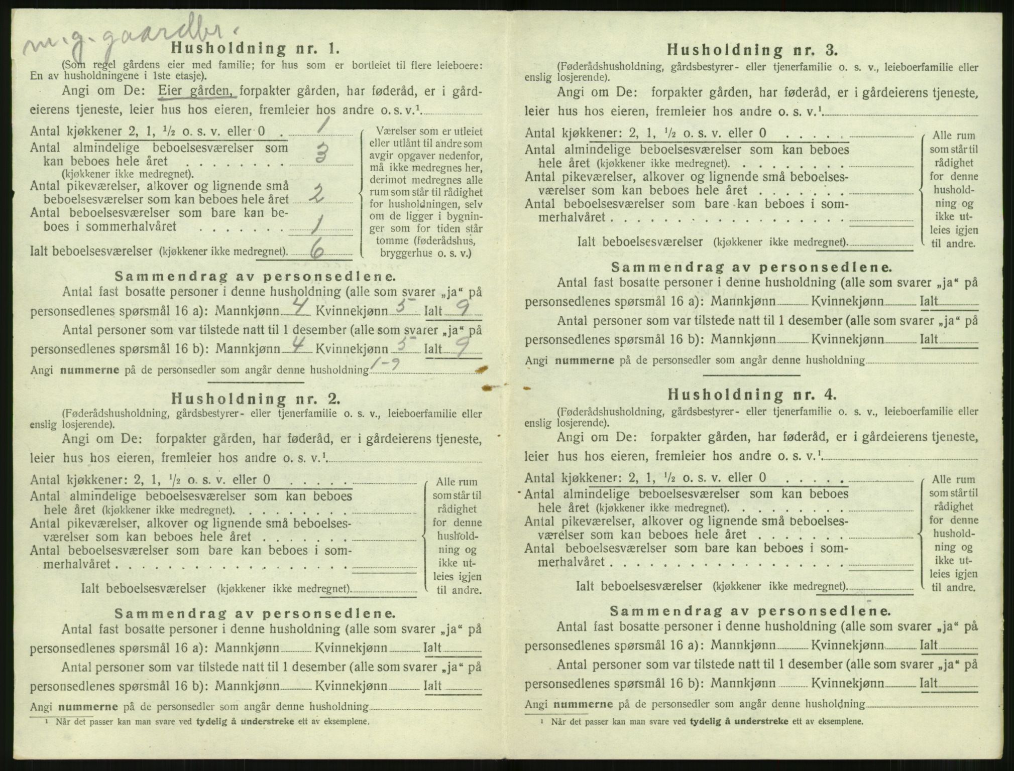 SAT, Folketelling 1920 for 1523 Sunnylven herred, 1920, s. 343