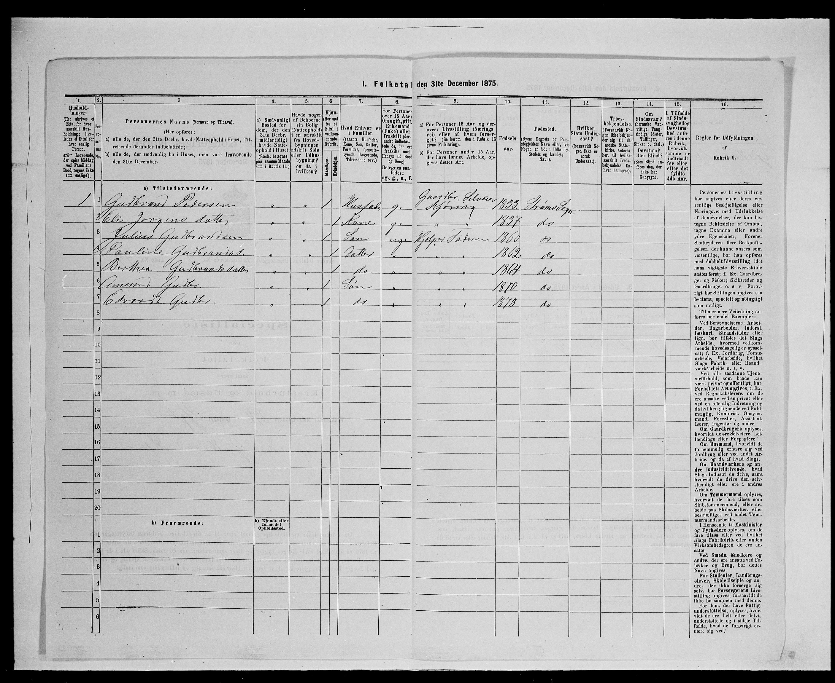 SAH, Folketelling 1875 for 0419P Sør-Odal prestegjeld, 1875, s. 979