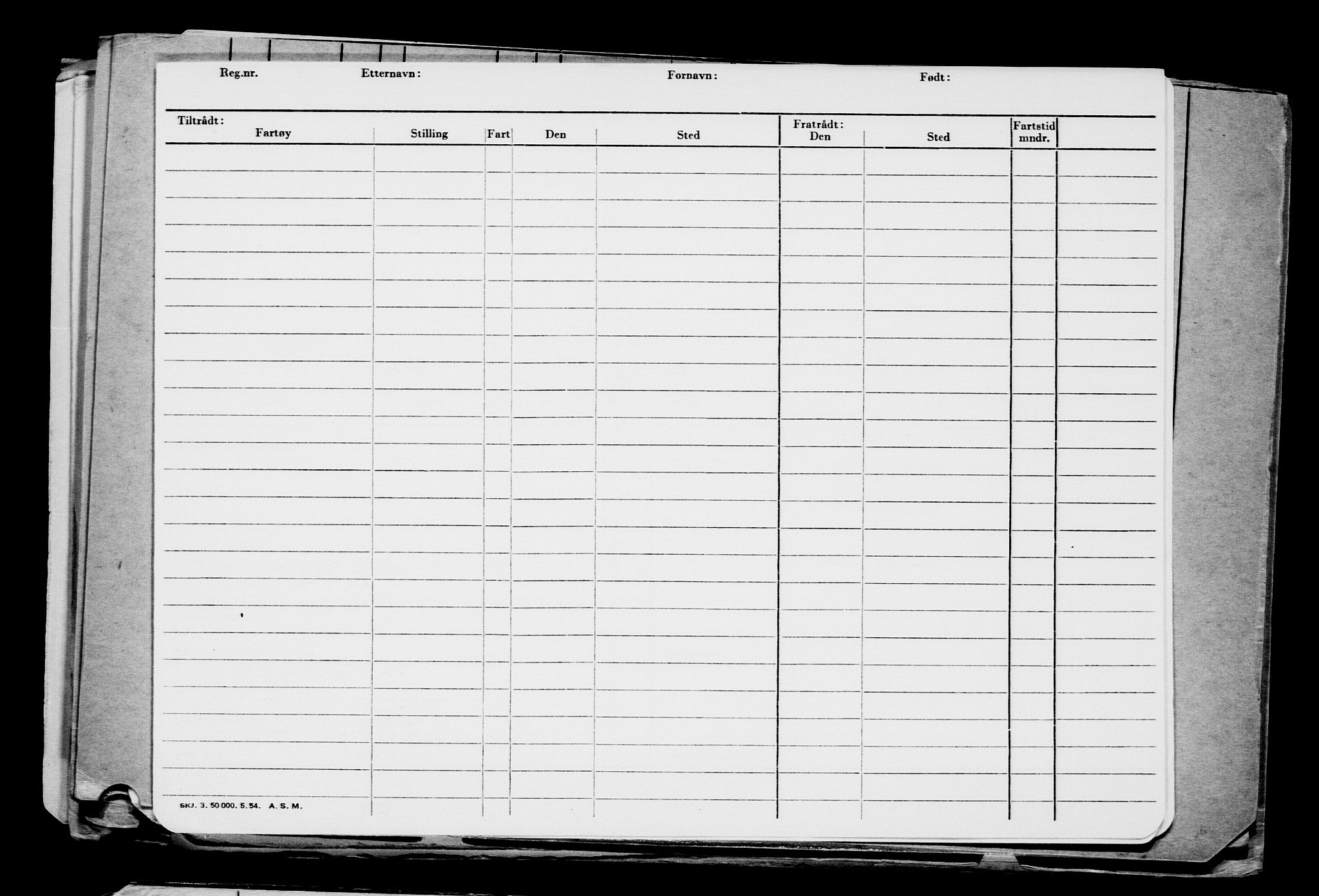 Direktoratet for sjømenn, AV/RA-S-3545/G/Gb/L0204: Hovedkort, 1922, s. 50