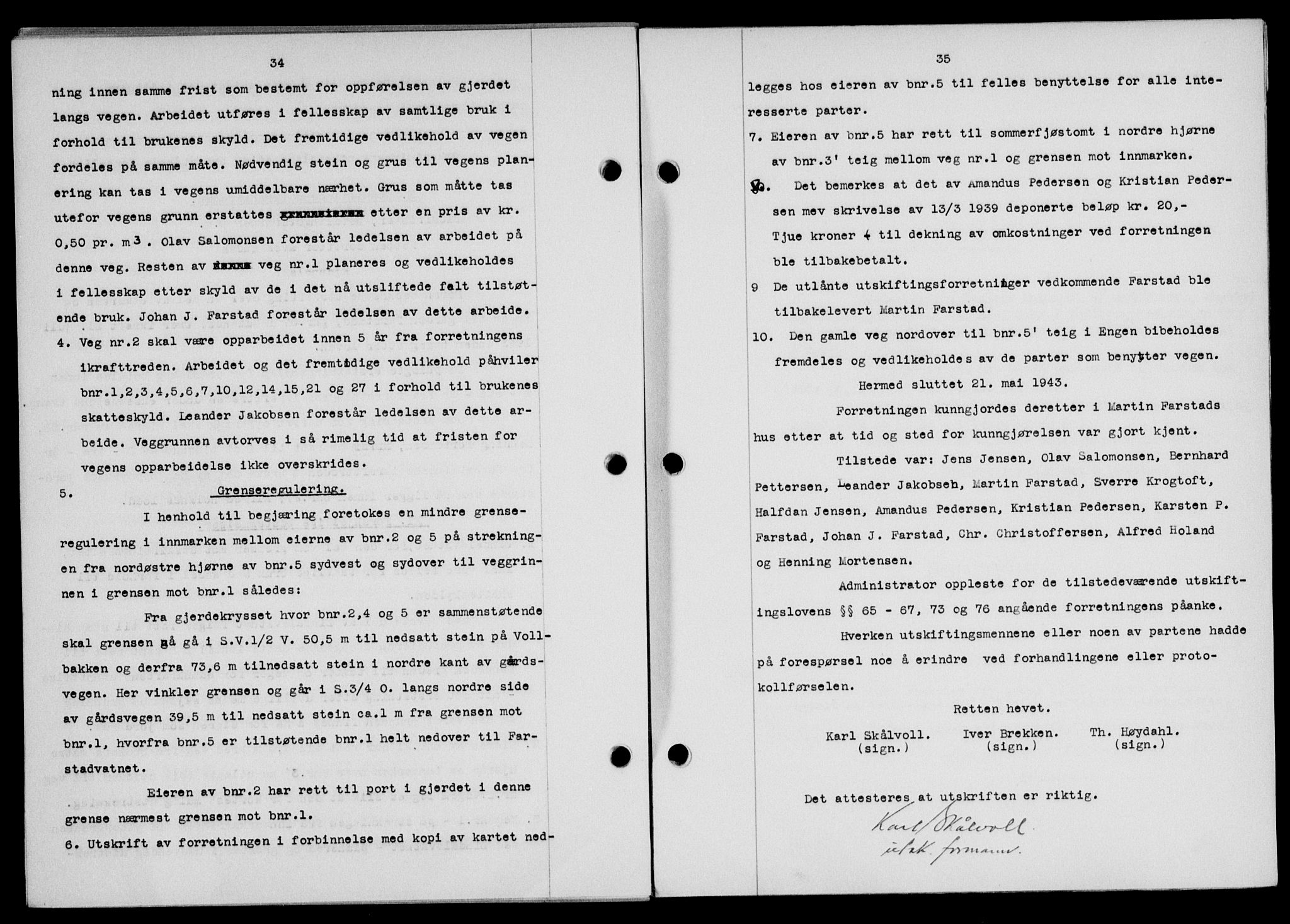 Lofoten sorenskriveri, SAT/A-0017/1/2/2C/L0012a: Pantebok nr. 12a, 1943-1944, Dagboknr: 1465/1943