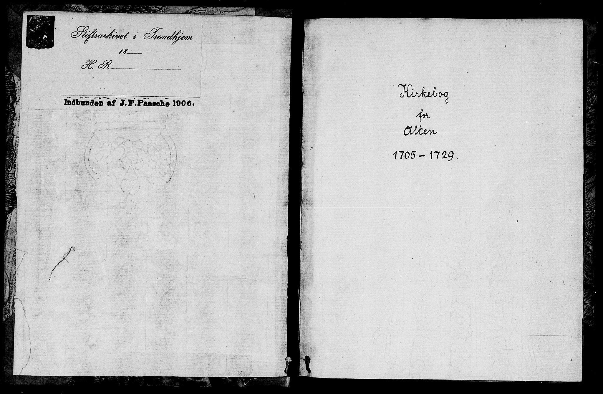 Talvik sokneprestkontor, AV/SATØ-S-1337/H/Ha/L0001kirke: Ministerialbok nr. 1, 1705-1729