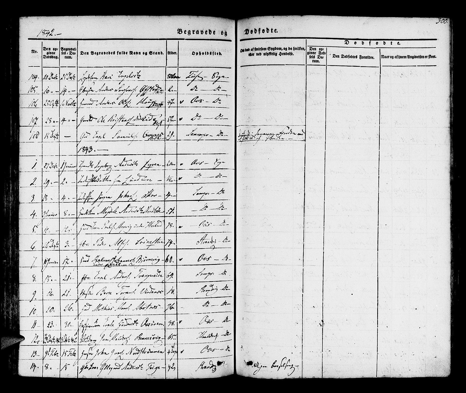 Os sokneprestembete, AV/SAB-A-99929: Ministerialbok nr. A 15, 1839-1851, s. 300