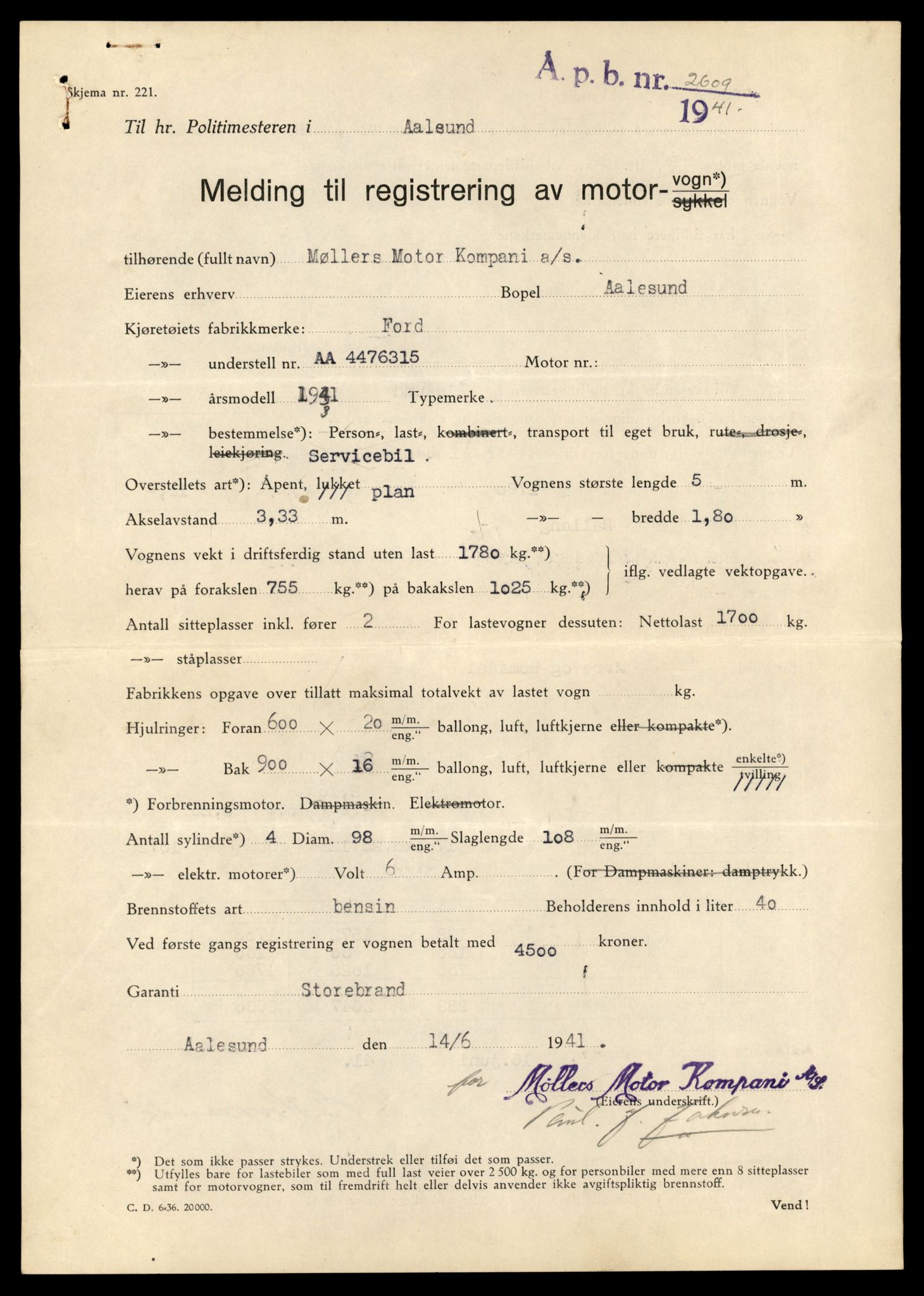 Møre og Romsdal vegkontor - Ålesund trafikkstasjon, AV/SAT-A-4099/F/Fe/L0034: Registreringskort for kjøretøy T 12500 - T 12652, 1927-1998, s. 2444