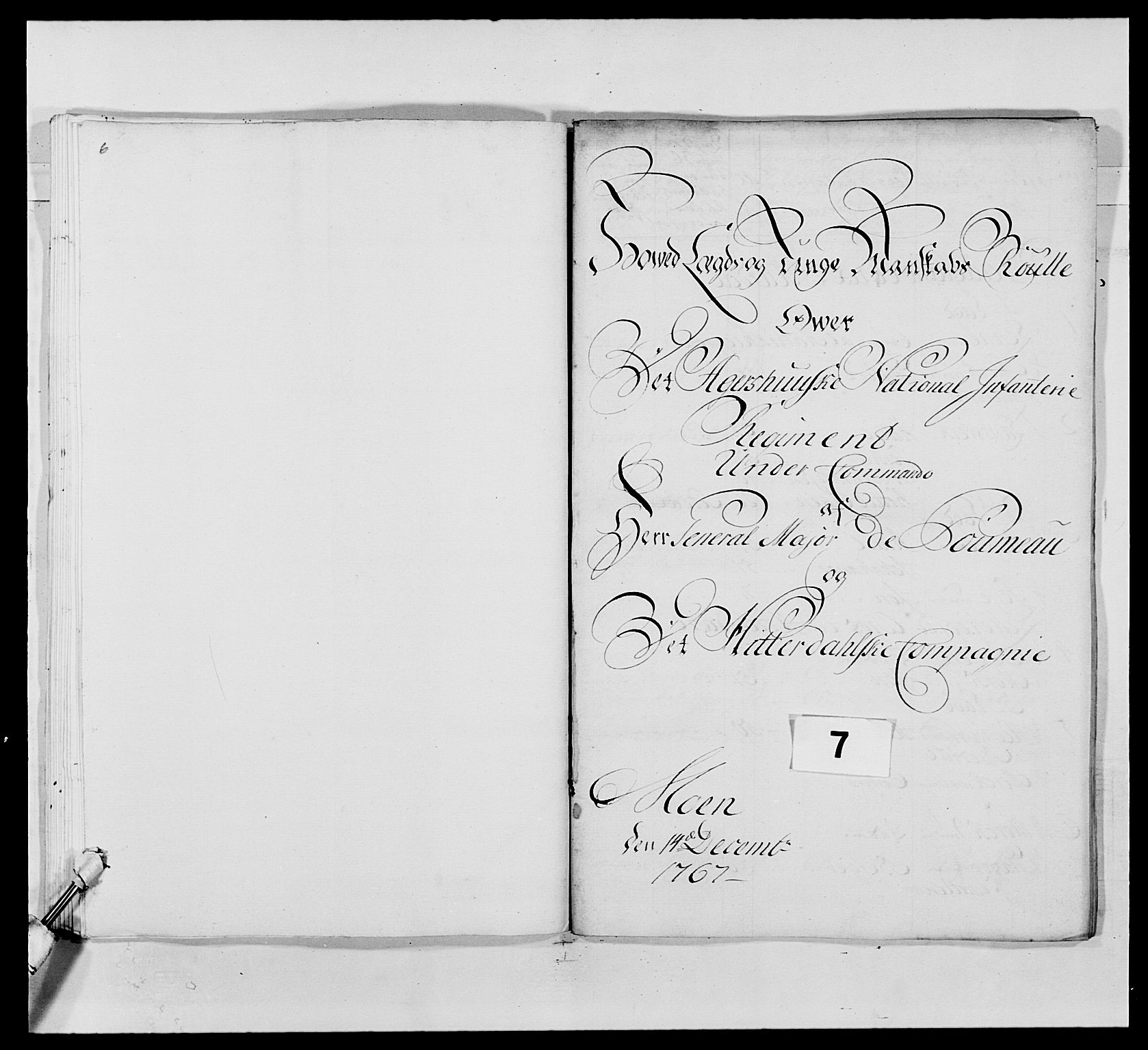 Kommanderende general (KG I) med Det norske krigsdirektorium, AV/RA-EA-5419/E/Ea/L0489: 1. Akershusiske regiment, 1767, s. 130