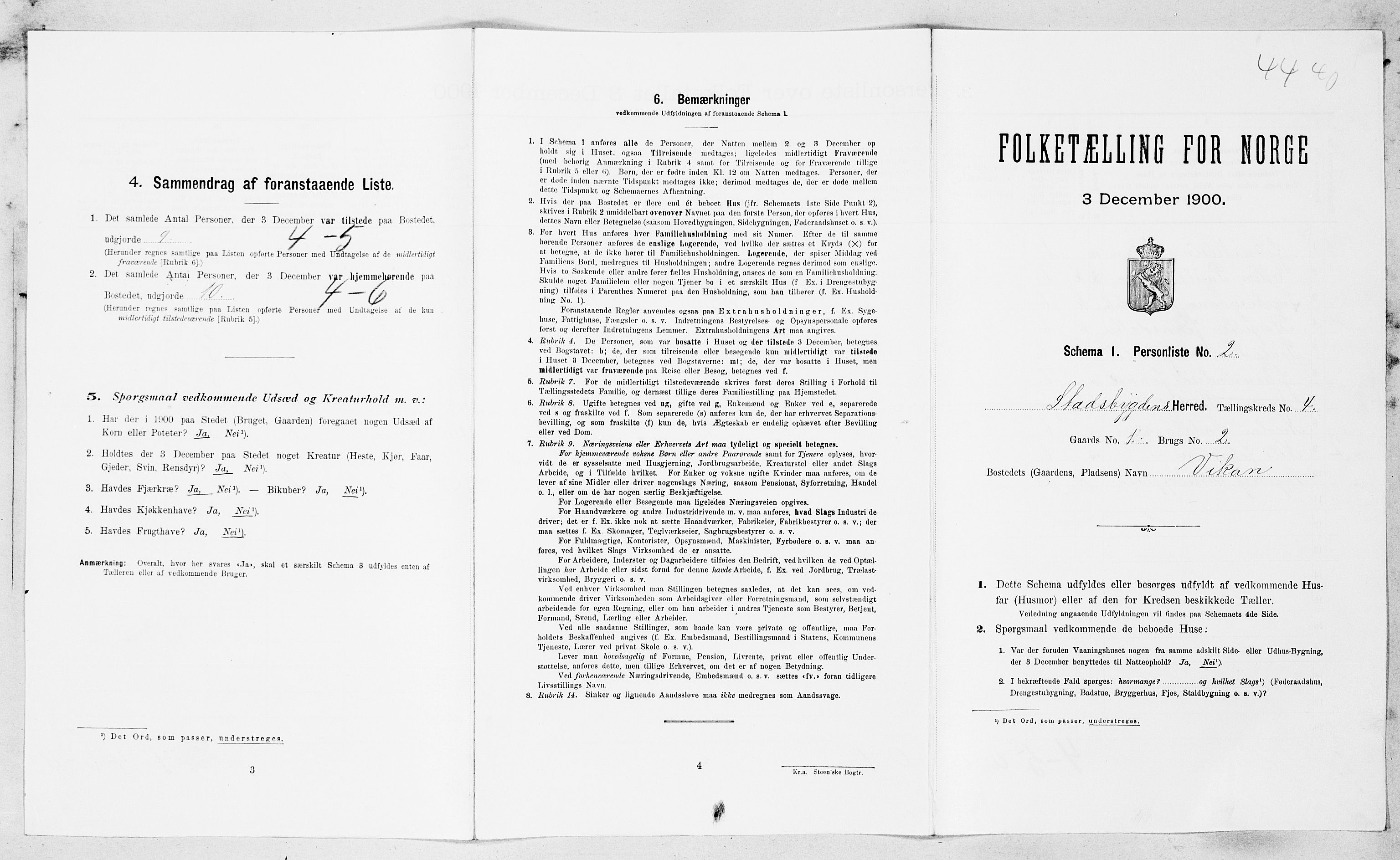 SAT, Folketelling 1900 for 1625 Stadsbygd herred, 1900, s. 476