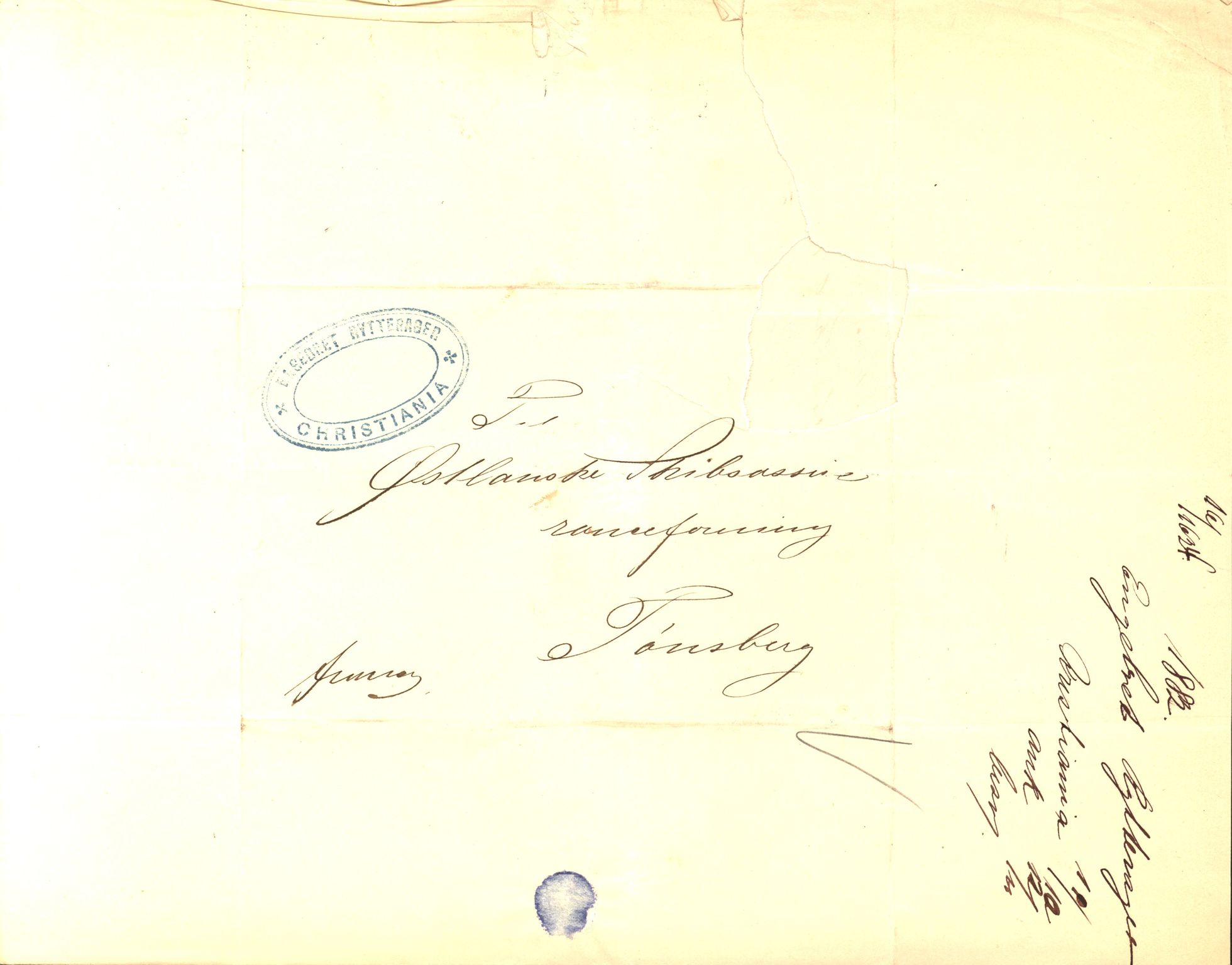 Pa 63 - Østlandske skibsassuranceforening, VEMU/A-1079/G/Ga/L0014/0011: Havaridokumenter / Agra, Anna, Jorsalfarer, Alfen, Uller, Solon, 1882, s. 47