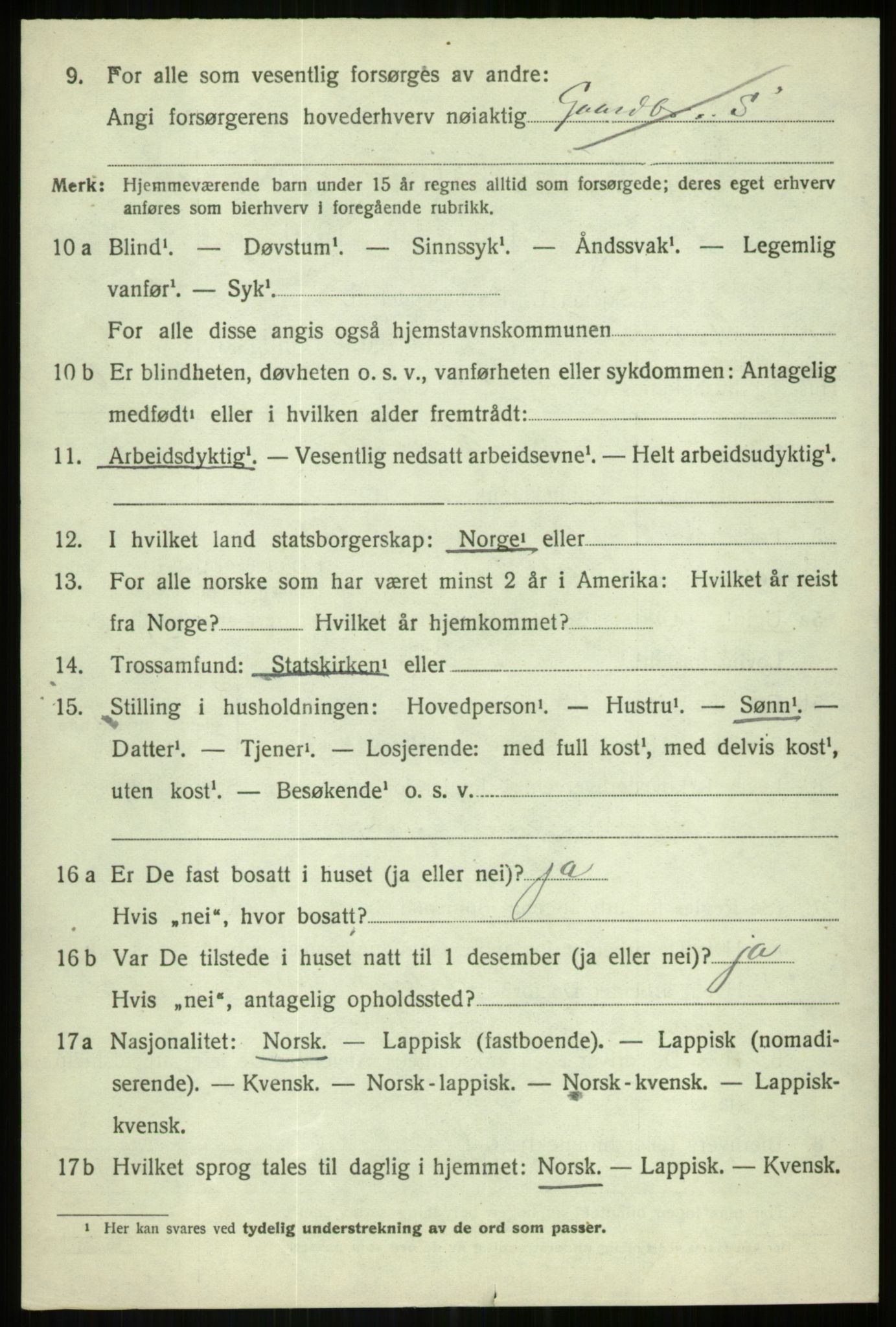 SATØ, Folketelling 1920 for 1924 Målselv herred, 1920, s. 5254