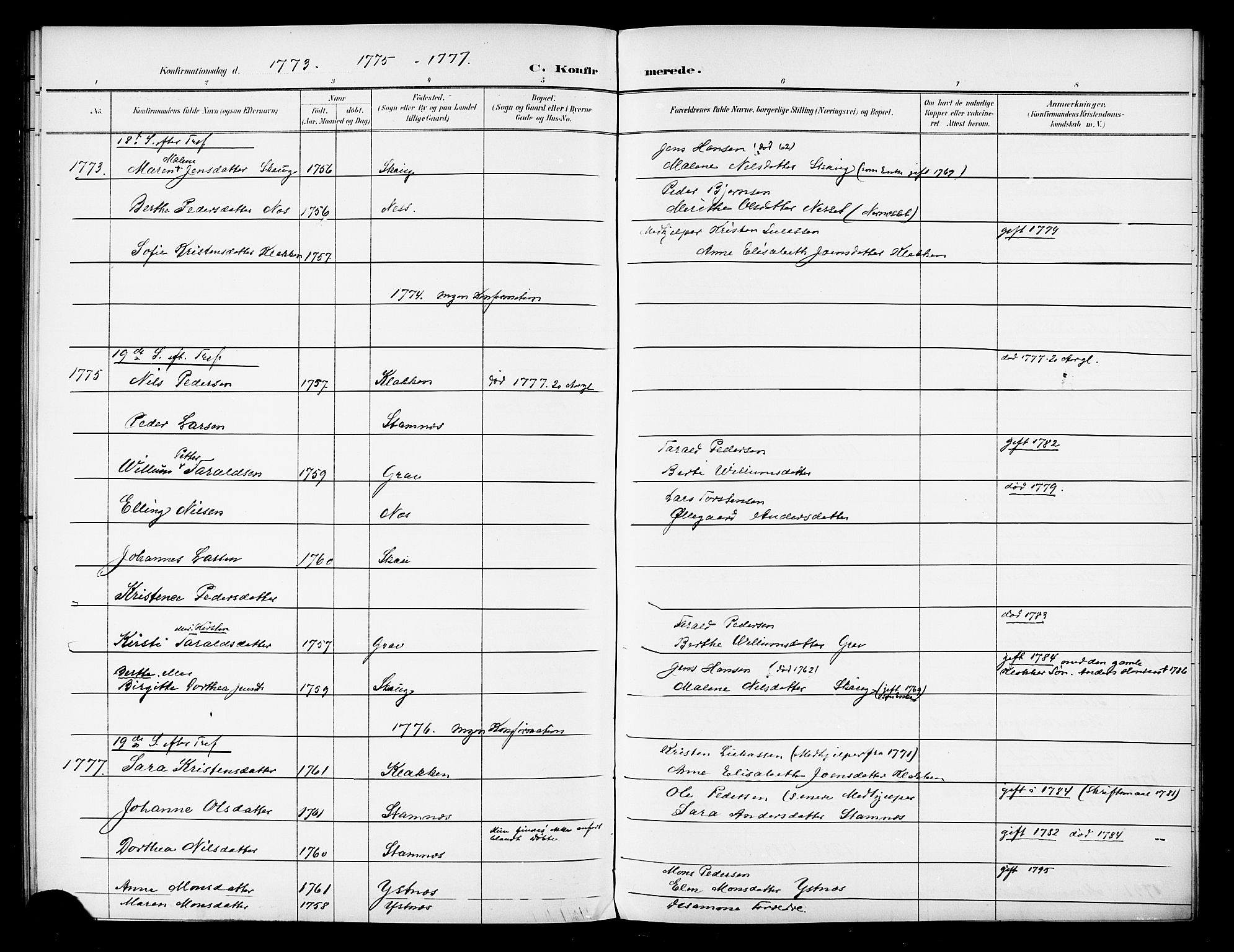Ministerialprotokoller, klokkerbøker og fødselsregistre - Nordland, AV/SAT-A-1459/808/L0134: Kirkebokavskrift nr. 808D01, 1752-1801