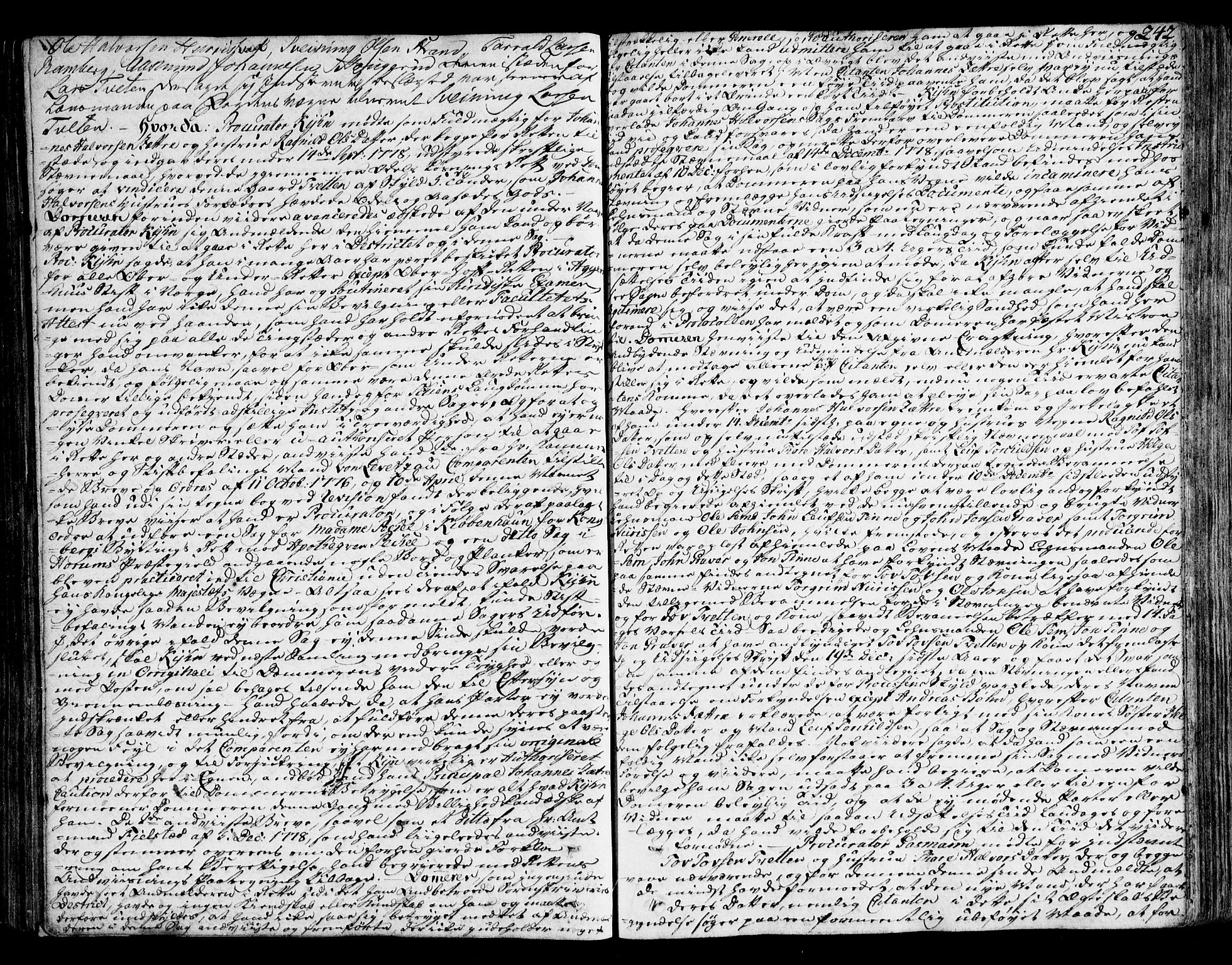 Nedre Telemark sorenskriveri, SAKO/A-135/F/Fa/L0027: Tingbok, 1777-1781, s. 242
