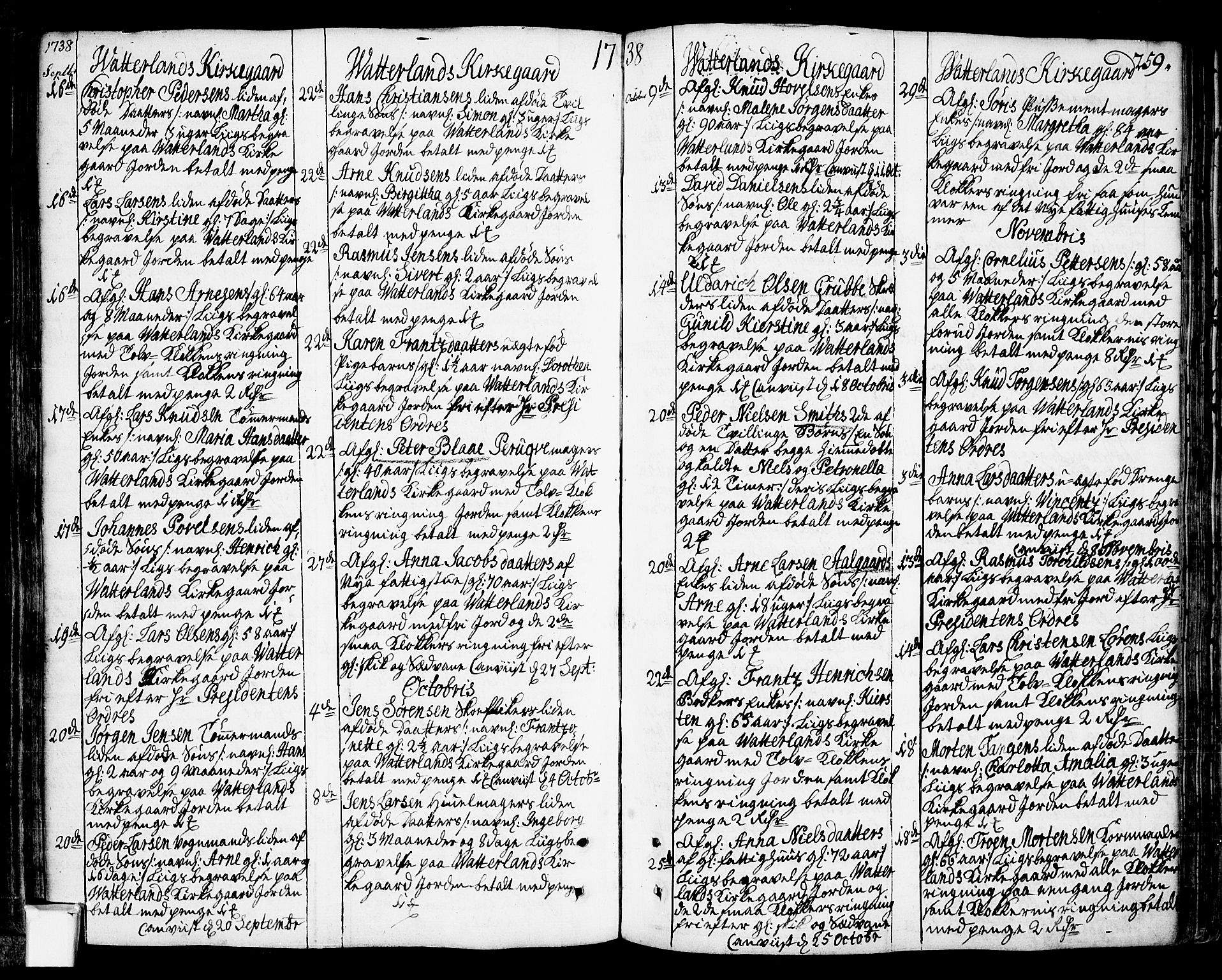 Oslo domkirke Kirkebøker, SAO/A-10752/F/Fa/L0003: Ministerialbok nr. 3, 1731-1743, s. 259