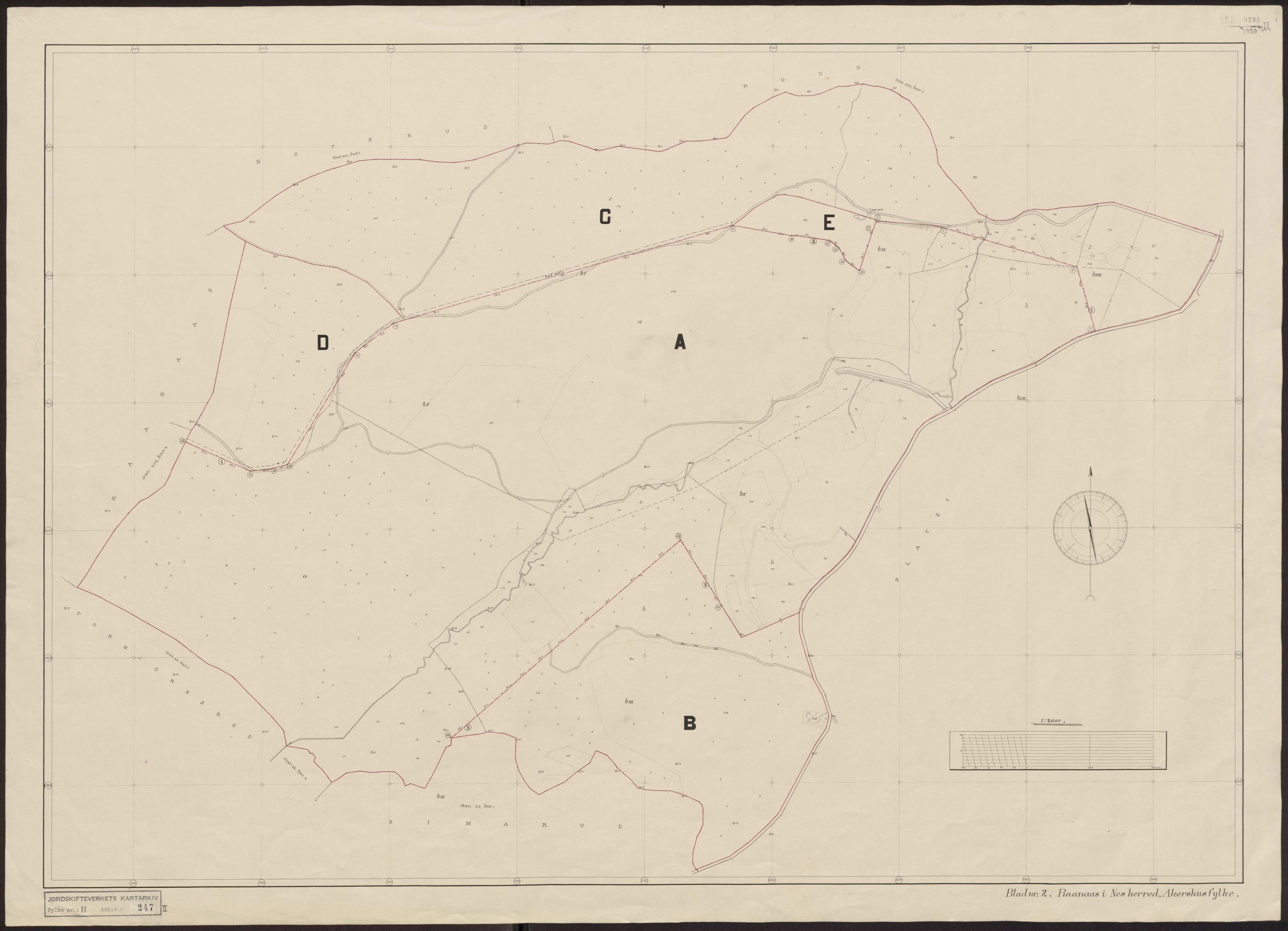 Jordskifteverkets kartarkiv, AV/RA-S-3929/T, 1859-1988, s. 329