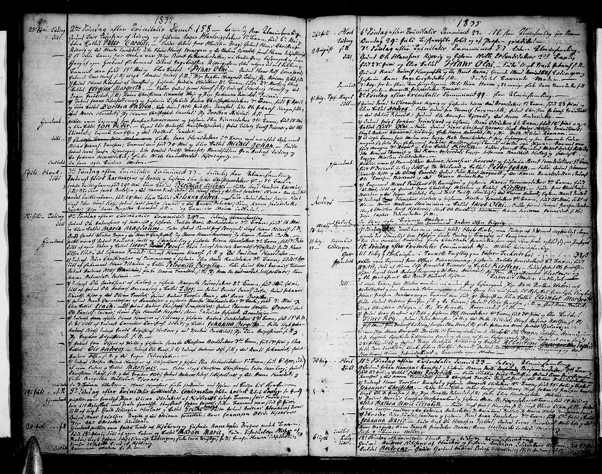 Ministerialprotokoller, klokkerbøker og fødselsregistre - Nordland, AV/SAT-A-1459/872/L1032: Ministerialbok nr. 872A07, 1787-1840, s. 282