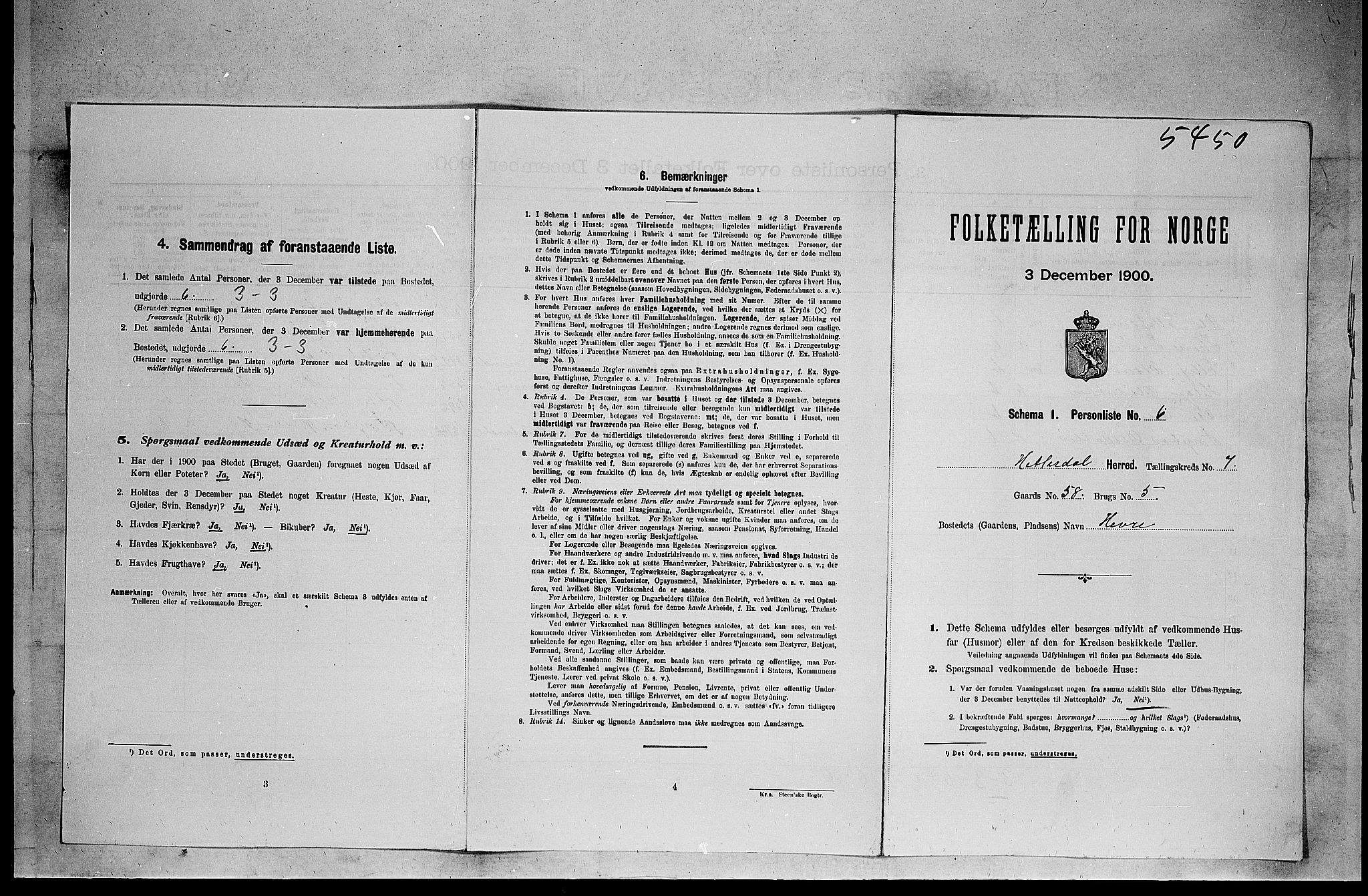 SAKO, Folketelling 1900 for 0823 Heddal herred, 1900, s. 943