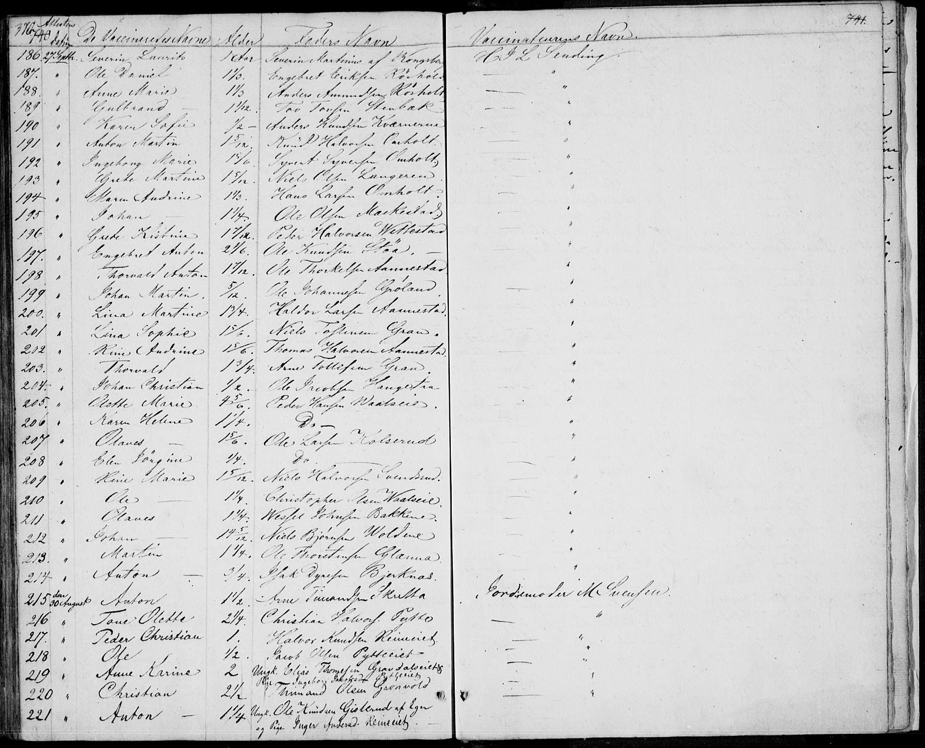 Sandsvær kirkebøker, AV/SAKO-A-244/F/Fa/L0005: Ministerialbok nr. I 5, 1840-1856, s. 740-741