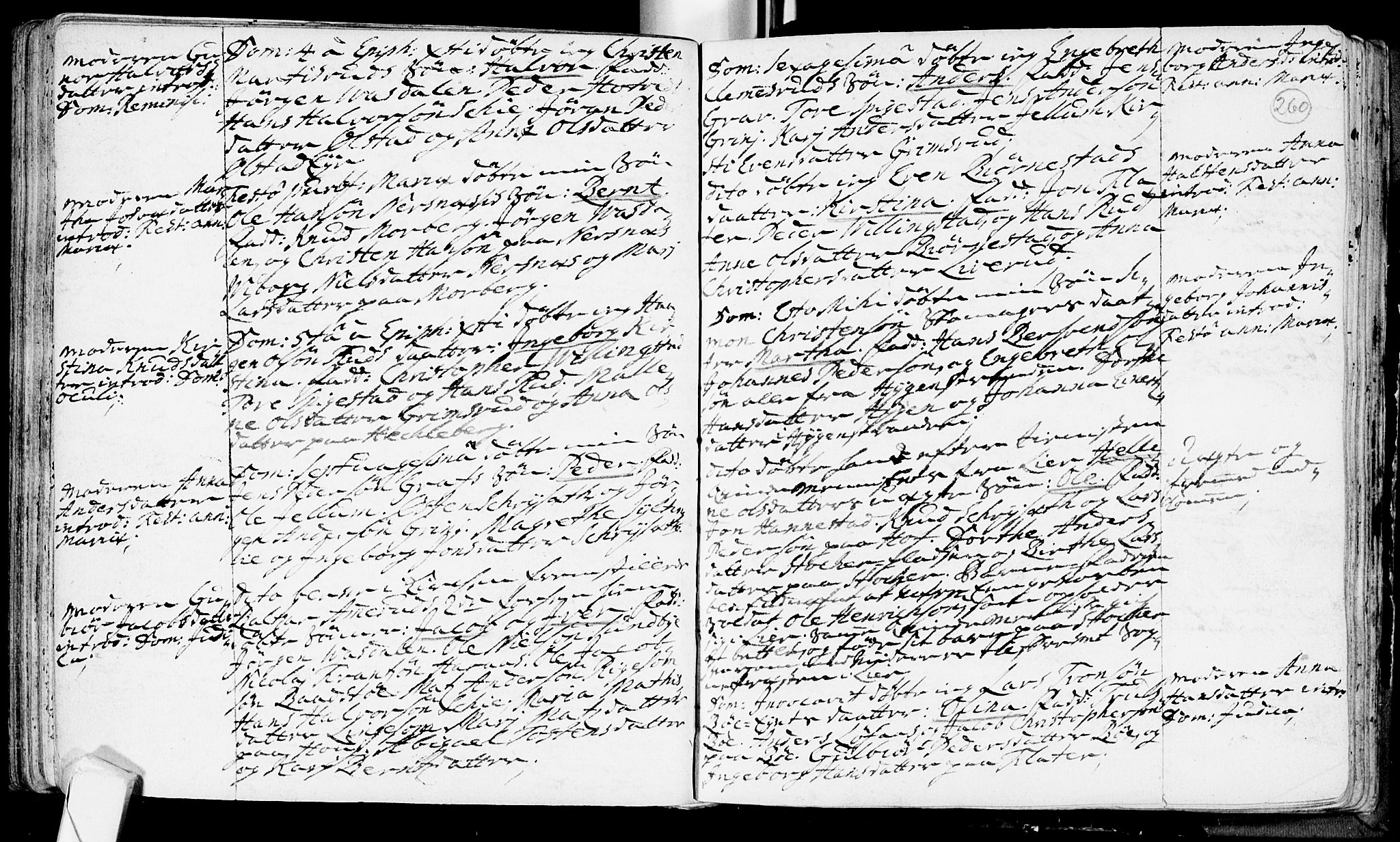 Røyken kirkebøker, SAKO/A-241/F/Fa/L0002: Ministerialbok nr. 2, 1731-1782, s. 260