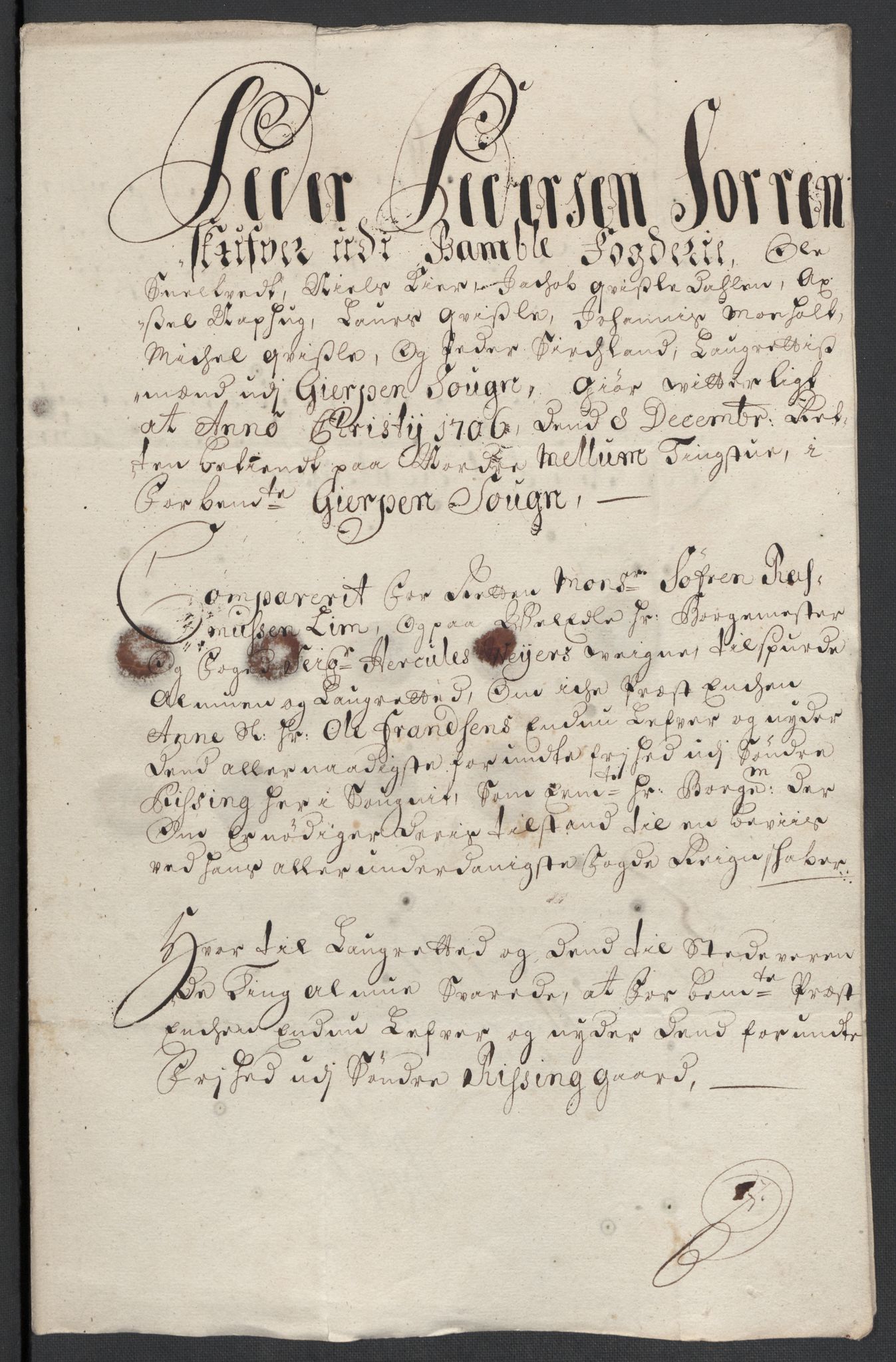 Rentekammeret inntil 1814, Reviderte regnskaper, Fogderegnskap, AV/RA-EA-4092/R36/L2116: Fogderegnskap Øvre og Nedre Telemark og Bamble, 1706-1707, s. 146