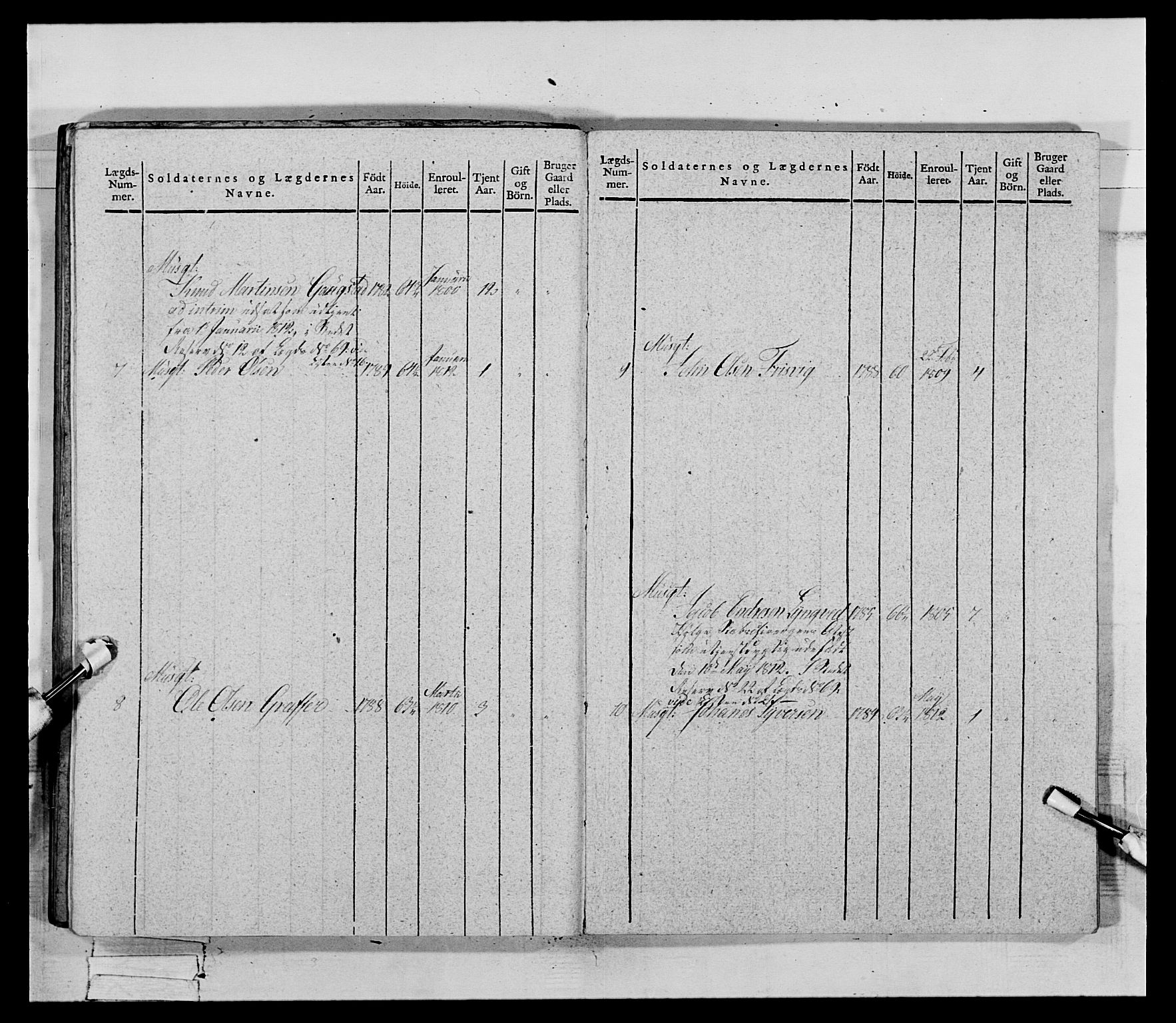 Generalitets- og kommissariatskollegiet, Det kongelige norske kommissariatskollegium, AV/RA-EA-5420/E/Eh/L0069: Opplandske gevorbne infanteriregiment, 1810-1818, s. 474