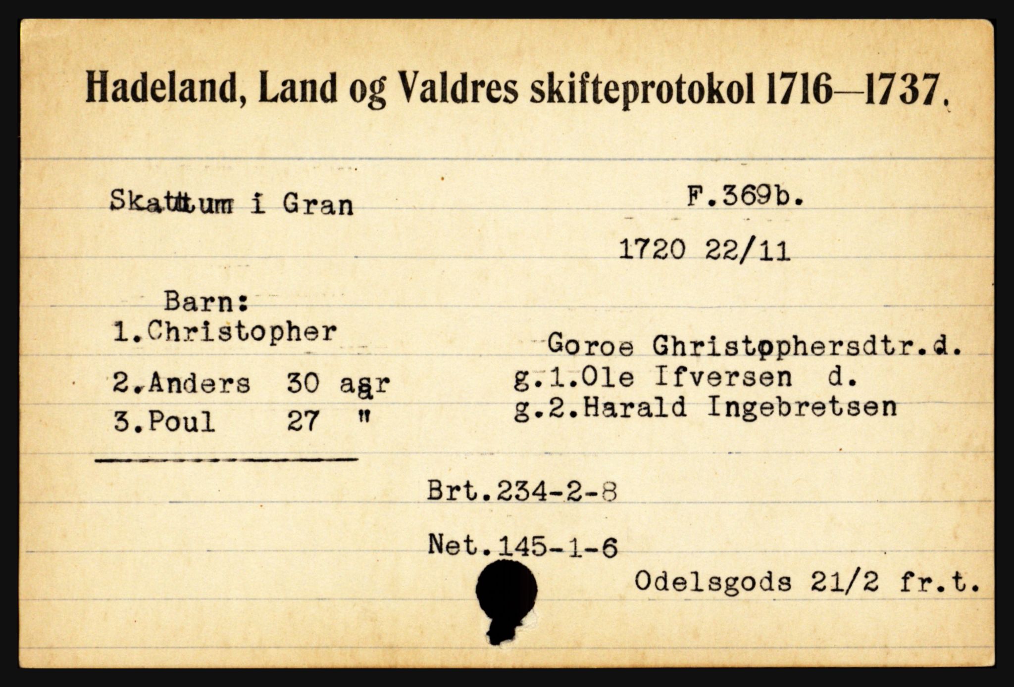 Hadeland og Land tingrett, SAH/TING-010/J, 1659-1900, s. 6639
