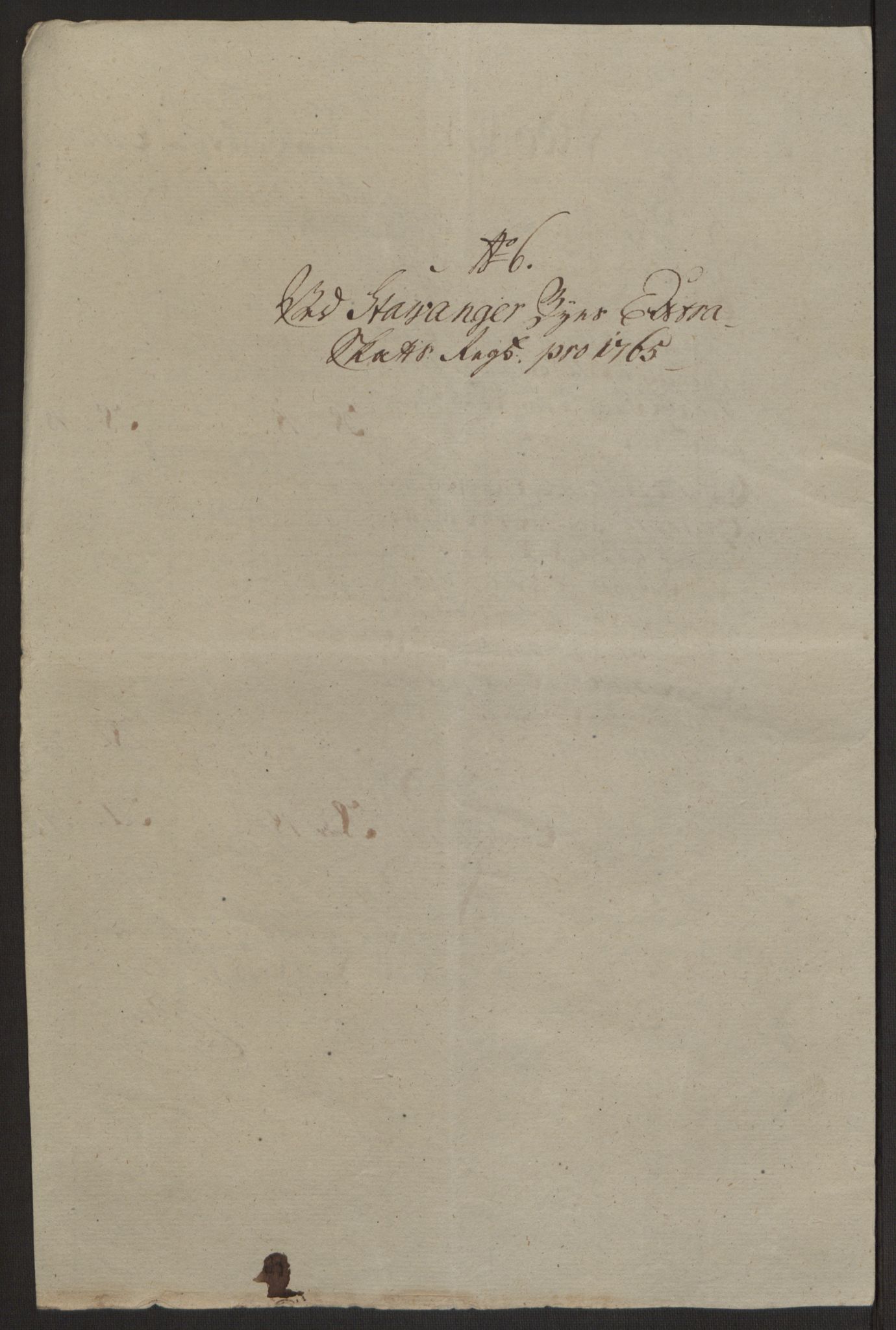 Rentekammeret inntil 1814, Reviderte regnskaper, Byregnskaper, RA/EA-4066/R/Ro/L0305/0001: [O6] Kontribusjonsregnskap / Ekstraskatt, 1762-1768, s. 126