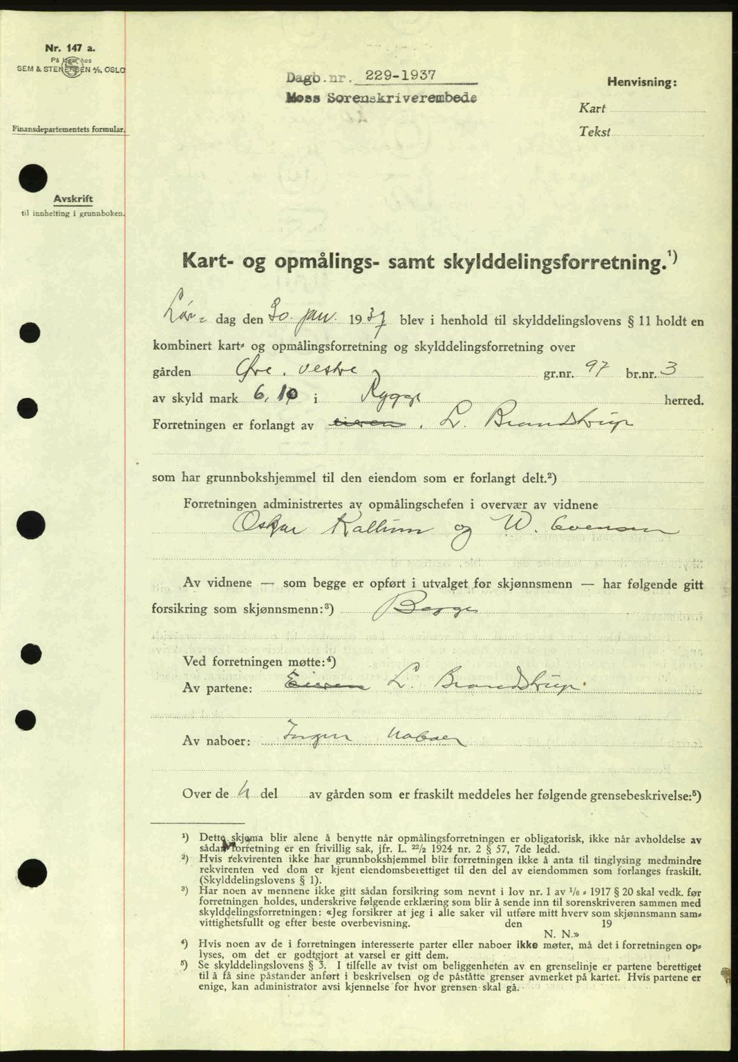 Moss sorenskriveri, SAO/A-10168: Pantebok nr. A2, 1936-1937, Dagboknr: 229/1936