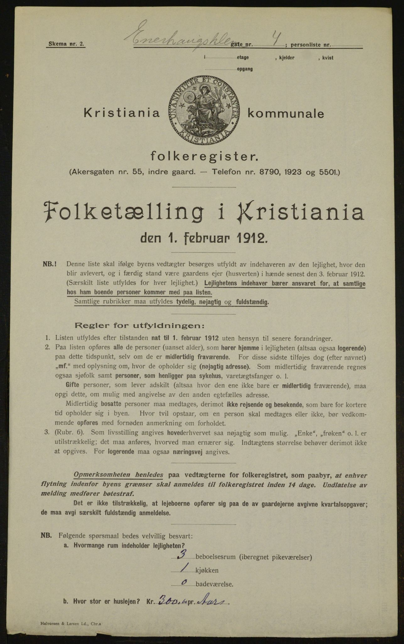 OBA, Kommunal folketelling 1.2.1912 for Kristiania, 1912, s. 21657