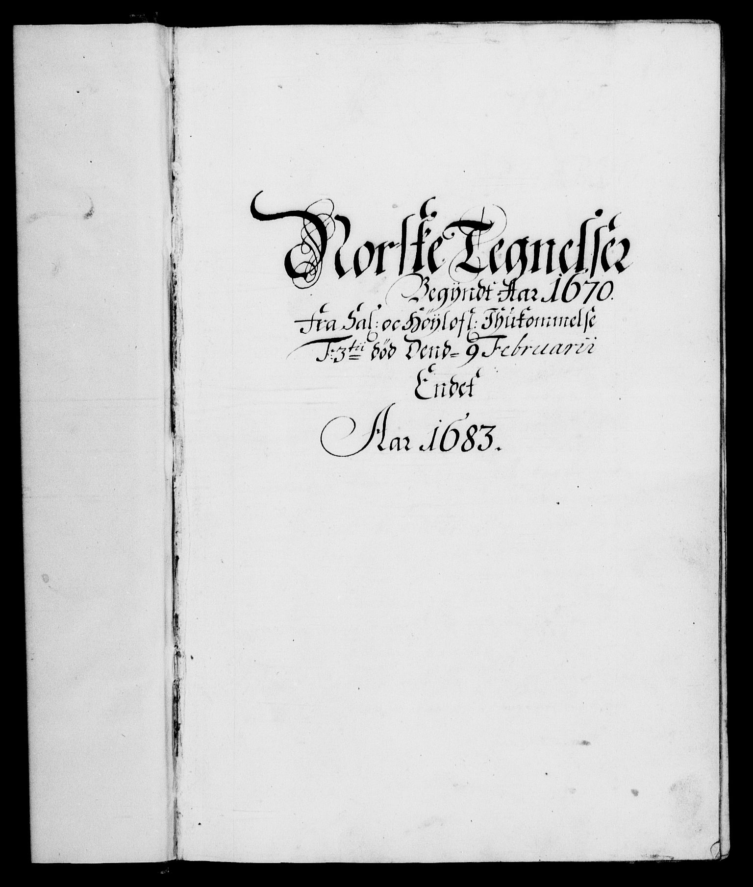 Danske Kanselli 1572-1799, RA/EA-3023/F/Fc/Fca/Fcab/L0012: Norske tegnelser (mikrofilm), 1670-1683