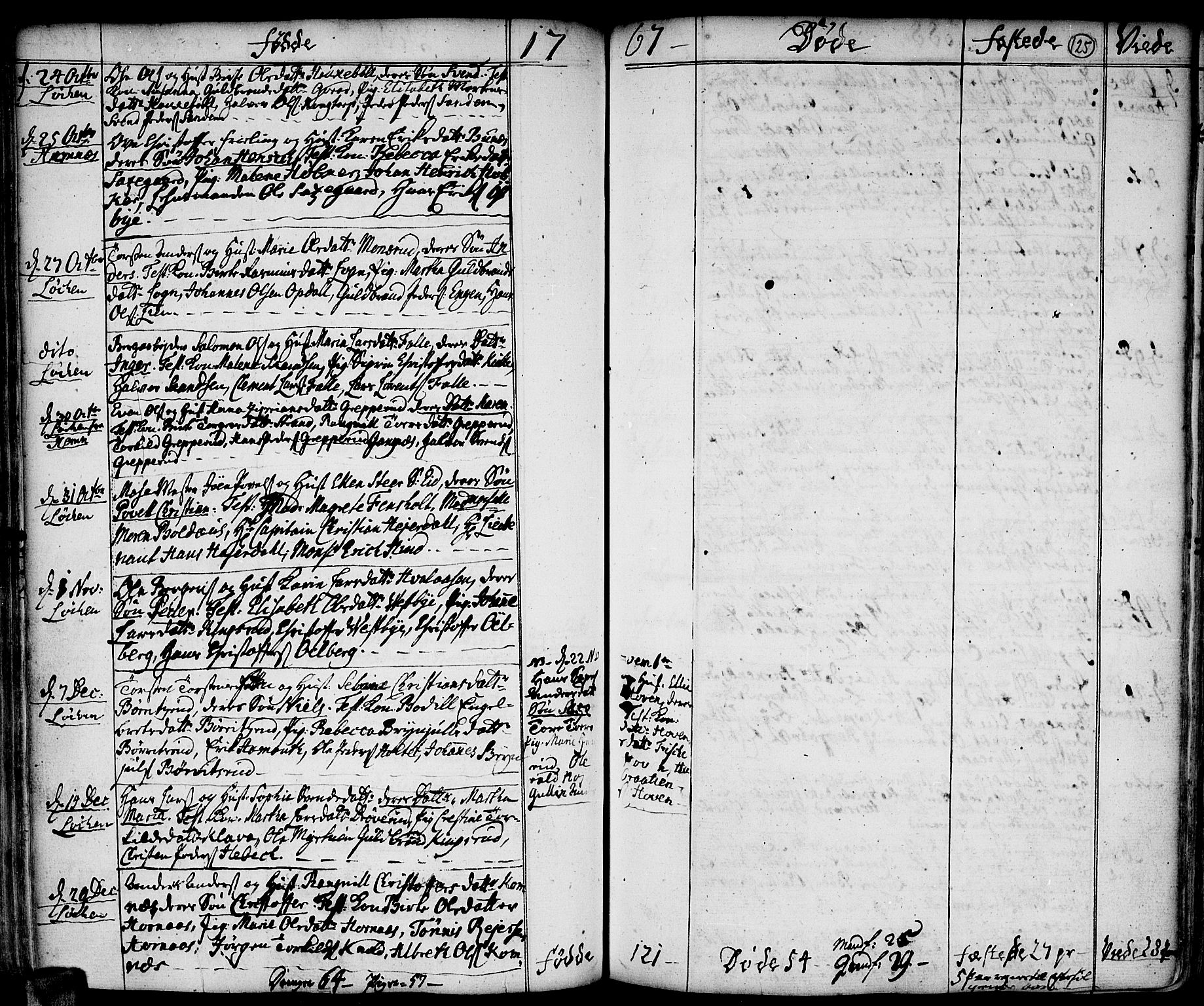 Høland prestekontor Kirkebøker, SAO/A-10346a/F/Fa/L0004: Ministerialbok nr. I 4, 1757-1780, s. 125