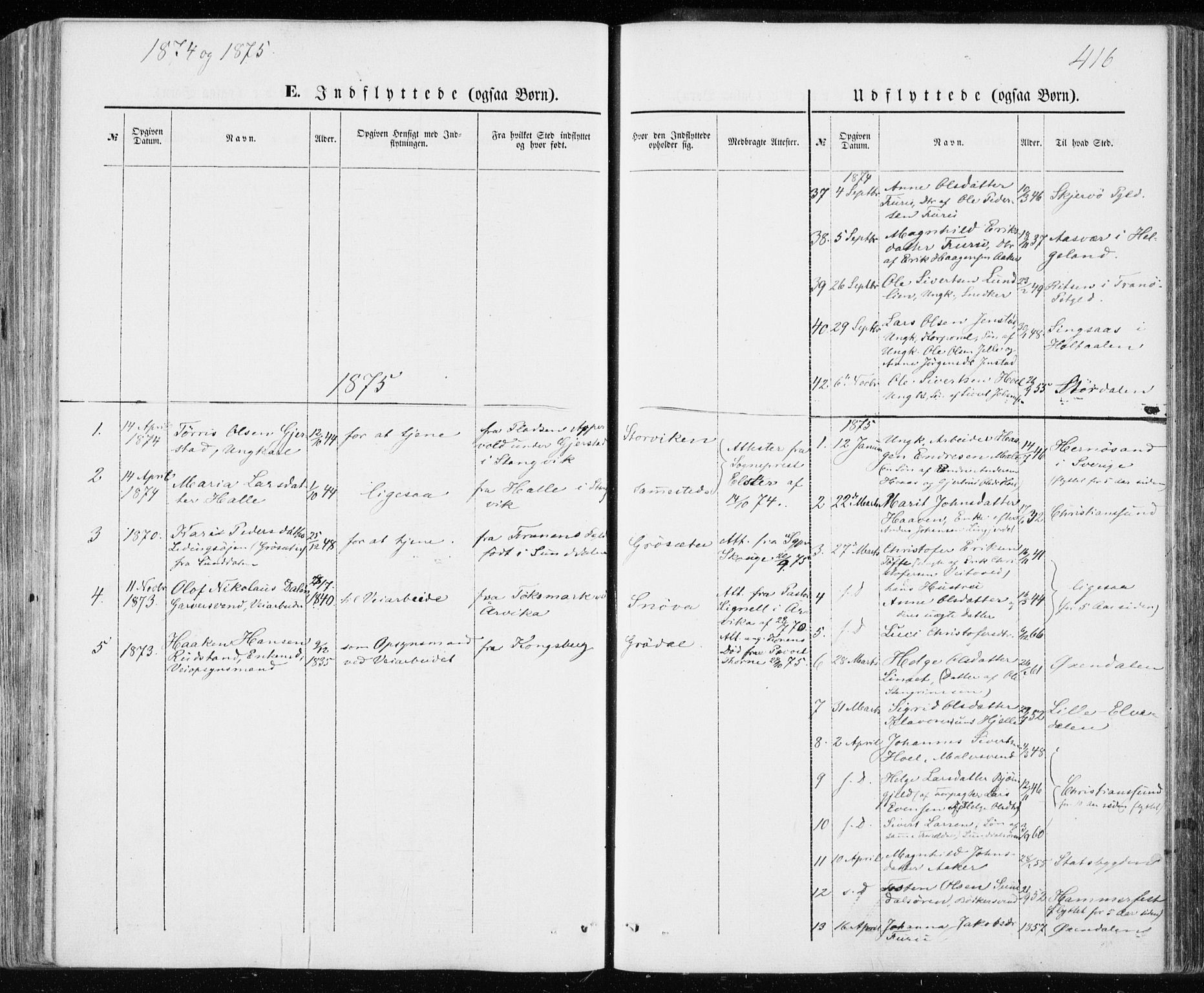 Ministerialprotokoller, klokkerbøker og fødselsregistre - Møre og Romsdal, SAT/A-1454/590/L1013: Ministerialbok nr. 590A05, 1847-1877, s. 416